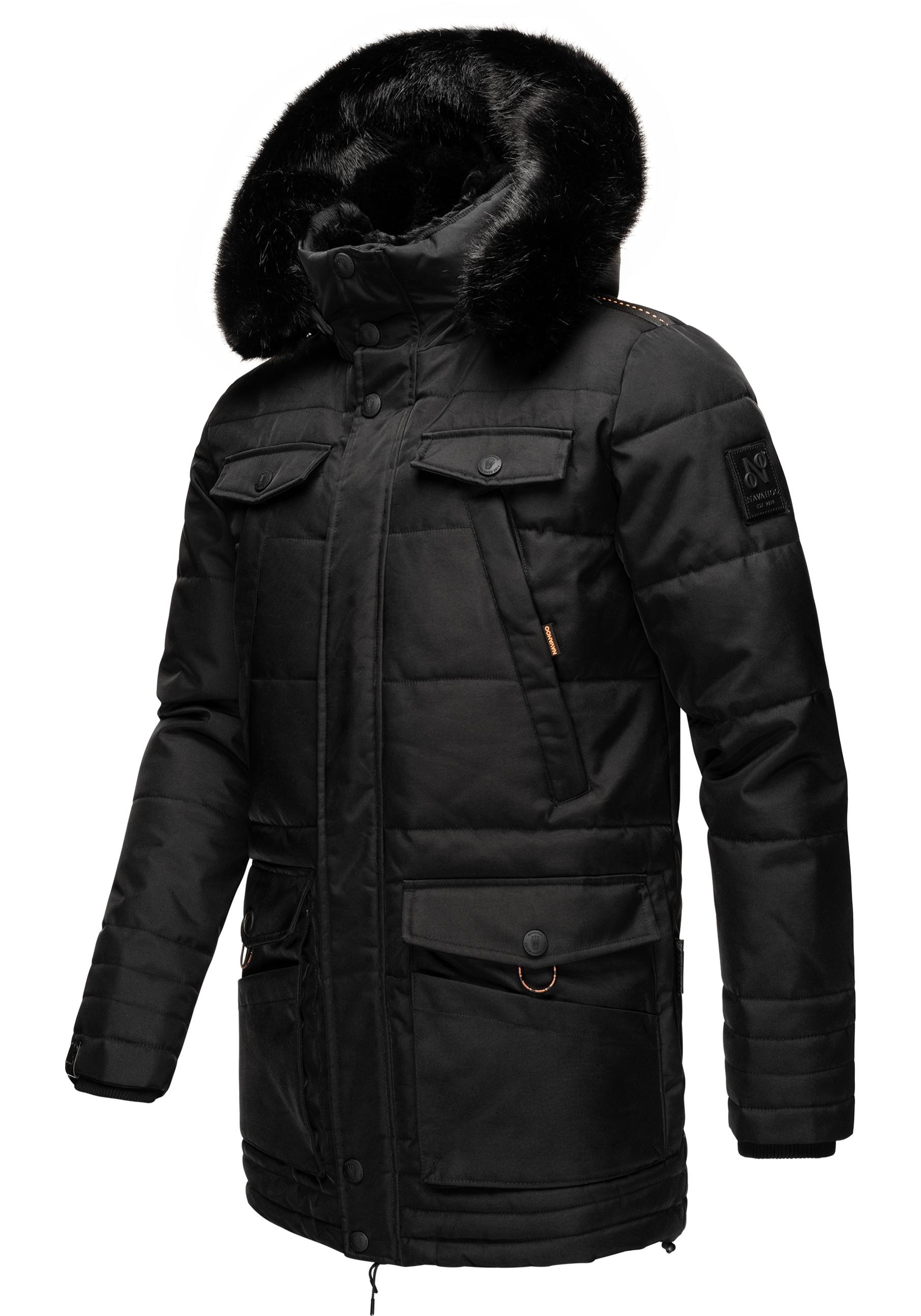 Navahoo Winterjacke "Luaan", mit Kapuze, stylischer Wintermantel mit abnehm günstig online kaufen