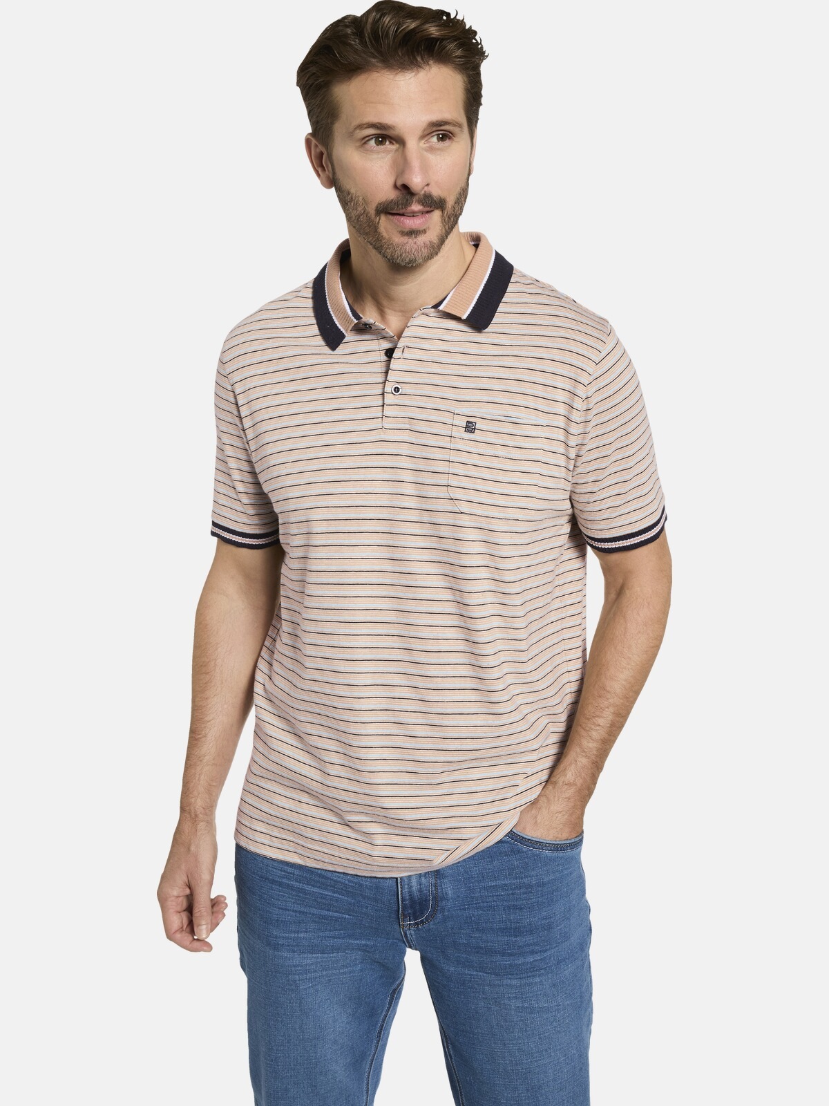 Poloshirt »Poloshirt KARENO«, mit Streifenmuster