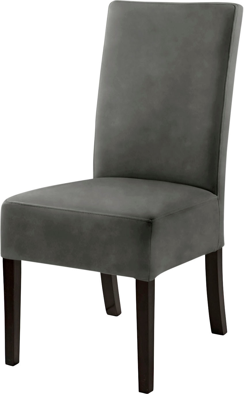 Fink Polsterstuhl "MIRCO", Samtvelours VELVET, mit schmalem Holzsockel günstig online kaufen