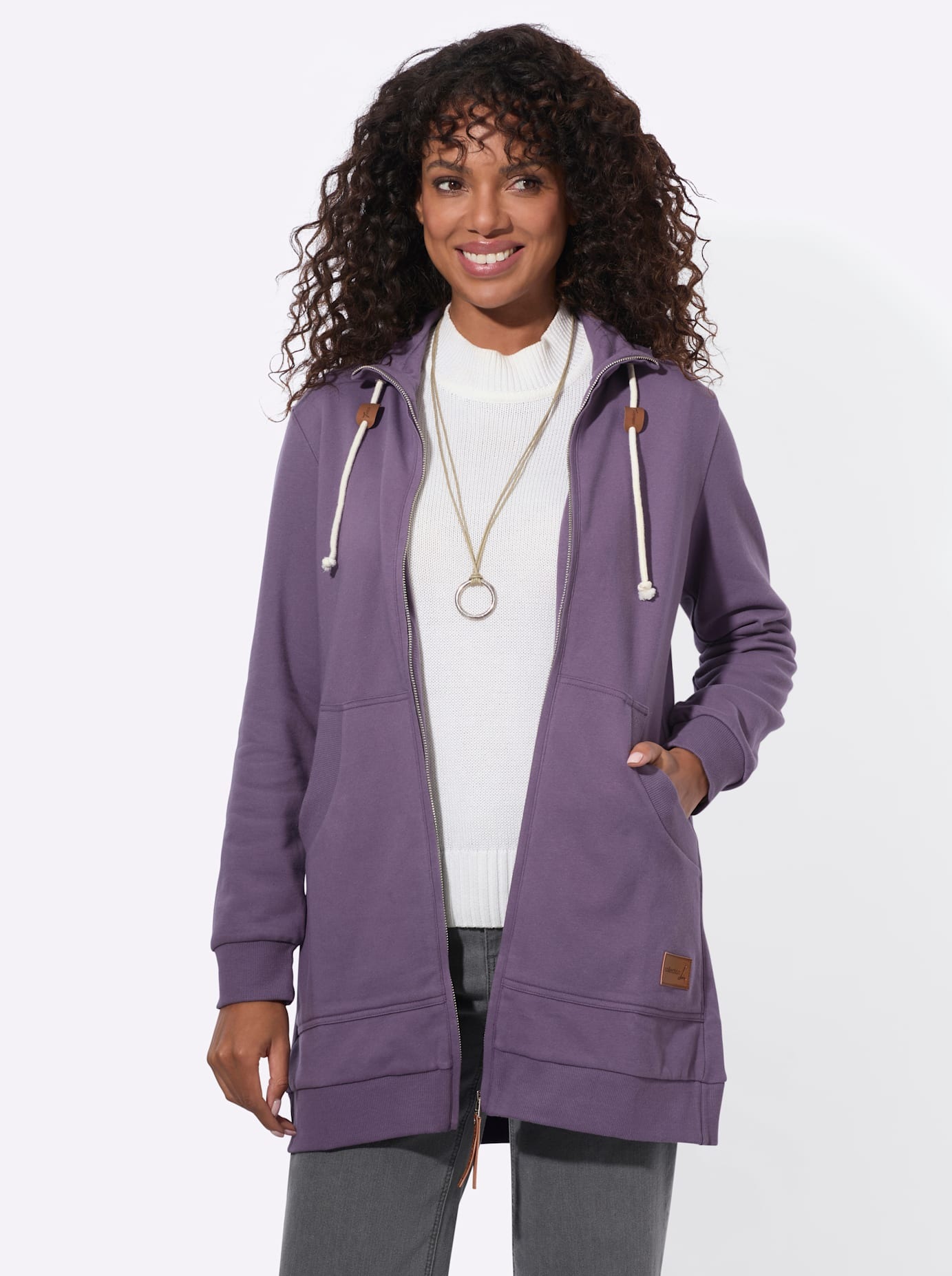 Casual Looks Shirtjacke "Sweatshirtjacke" 1