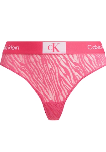 Calvin Klein T-String »MODERN THONG« su sportlichem...