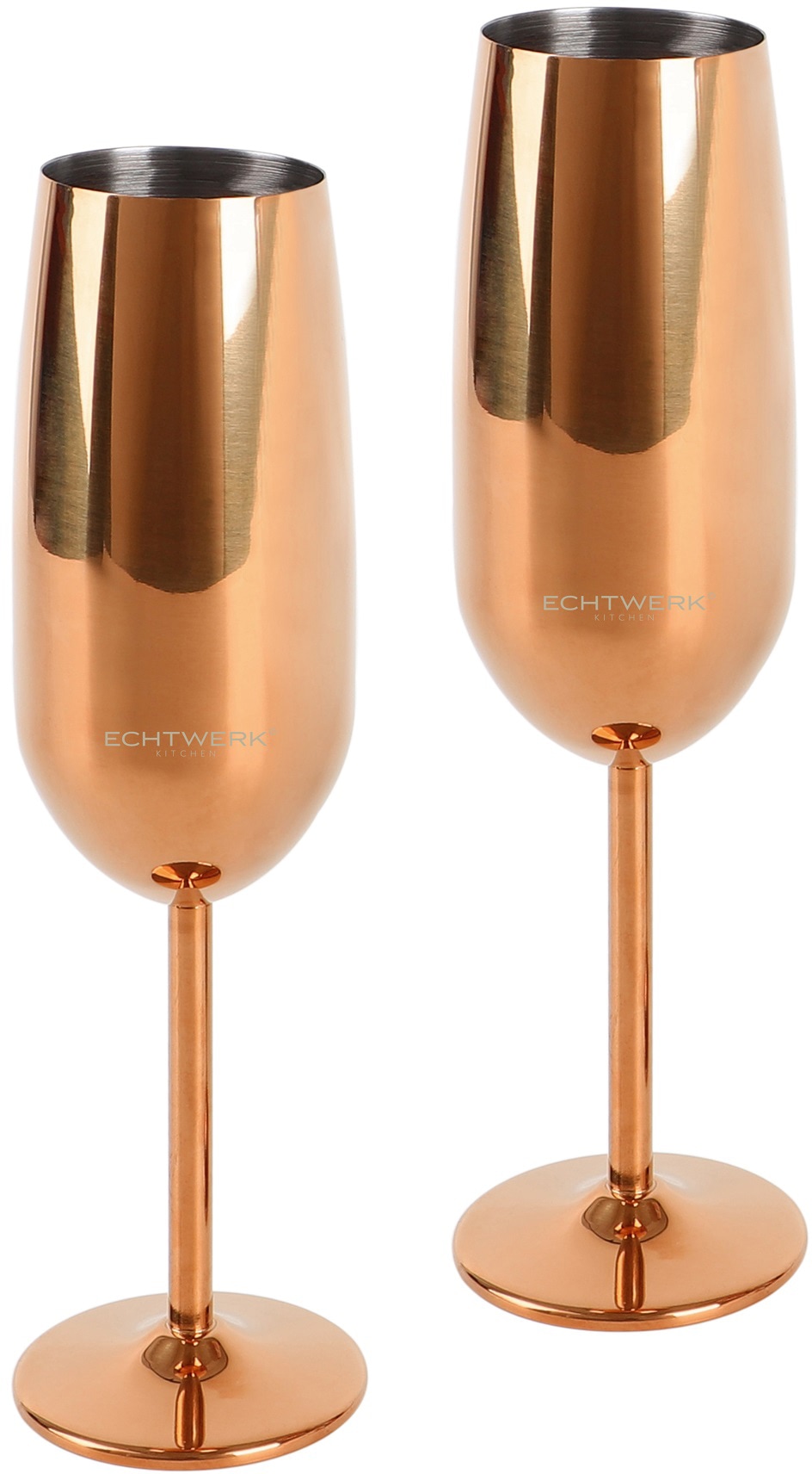 ECHTWERK Champagnerglas, (Set, 6 tlg.), bestellen BAUR | Edelstahl, aus 250 ml