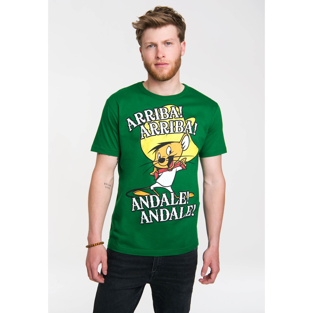 LOGOSHIRT T-Shirt »Speedy Gonzales Arriba!« mit Speedy Gonzales Print