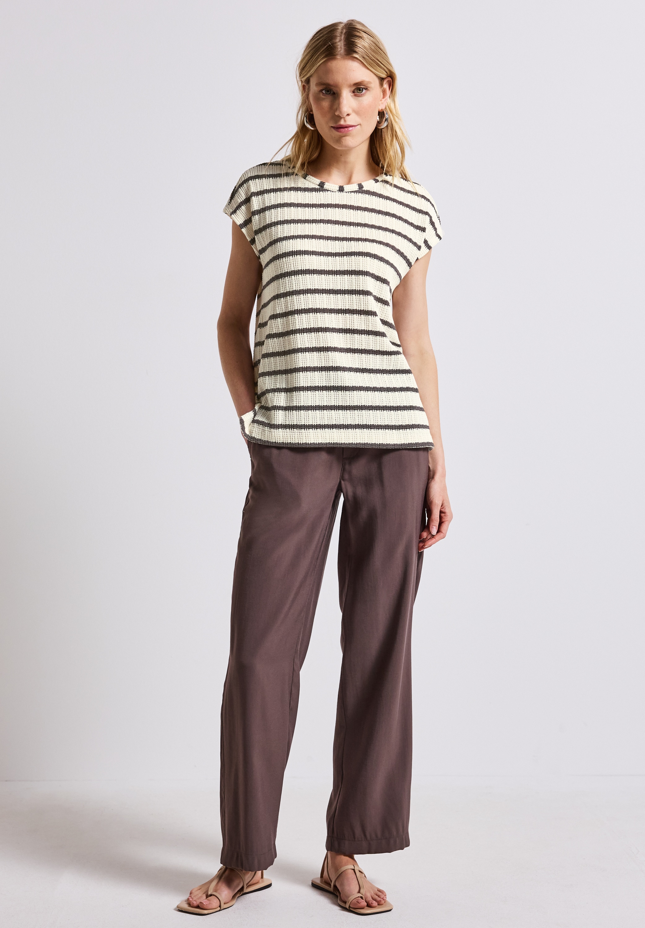 STREET ONE T-Shirt, im soften Baumwoll-Mix