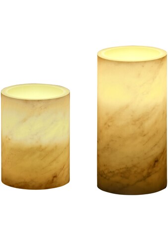 Pauleen LED-Kerze »Cosy Marble Candle Wachsker...