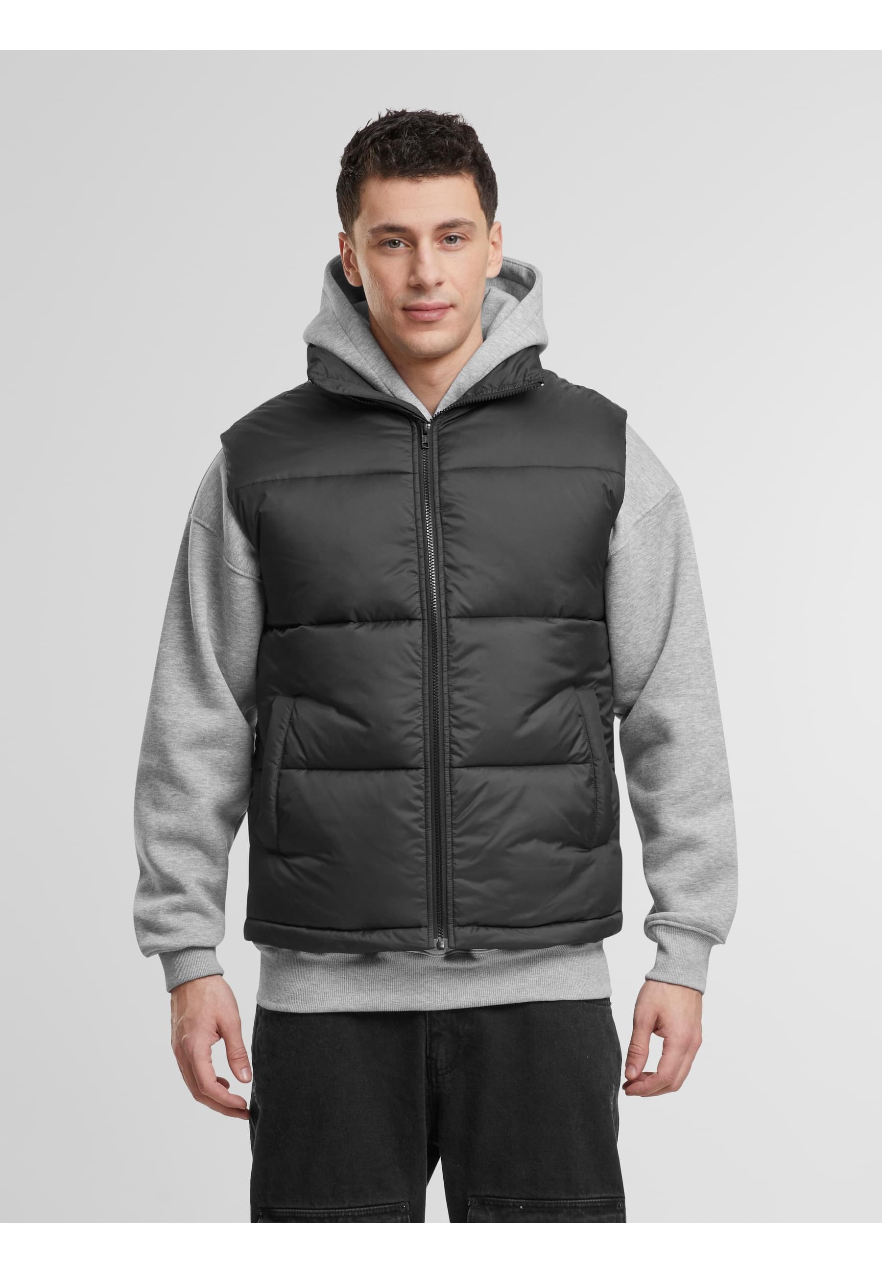 URBAN CLASSICS Steppweste »Urban Classics Basic Puffer Vest«, (1 tlg.)