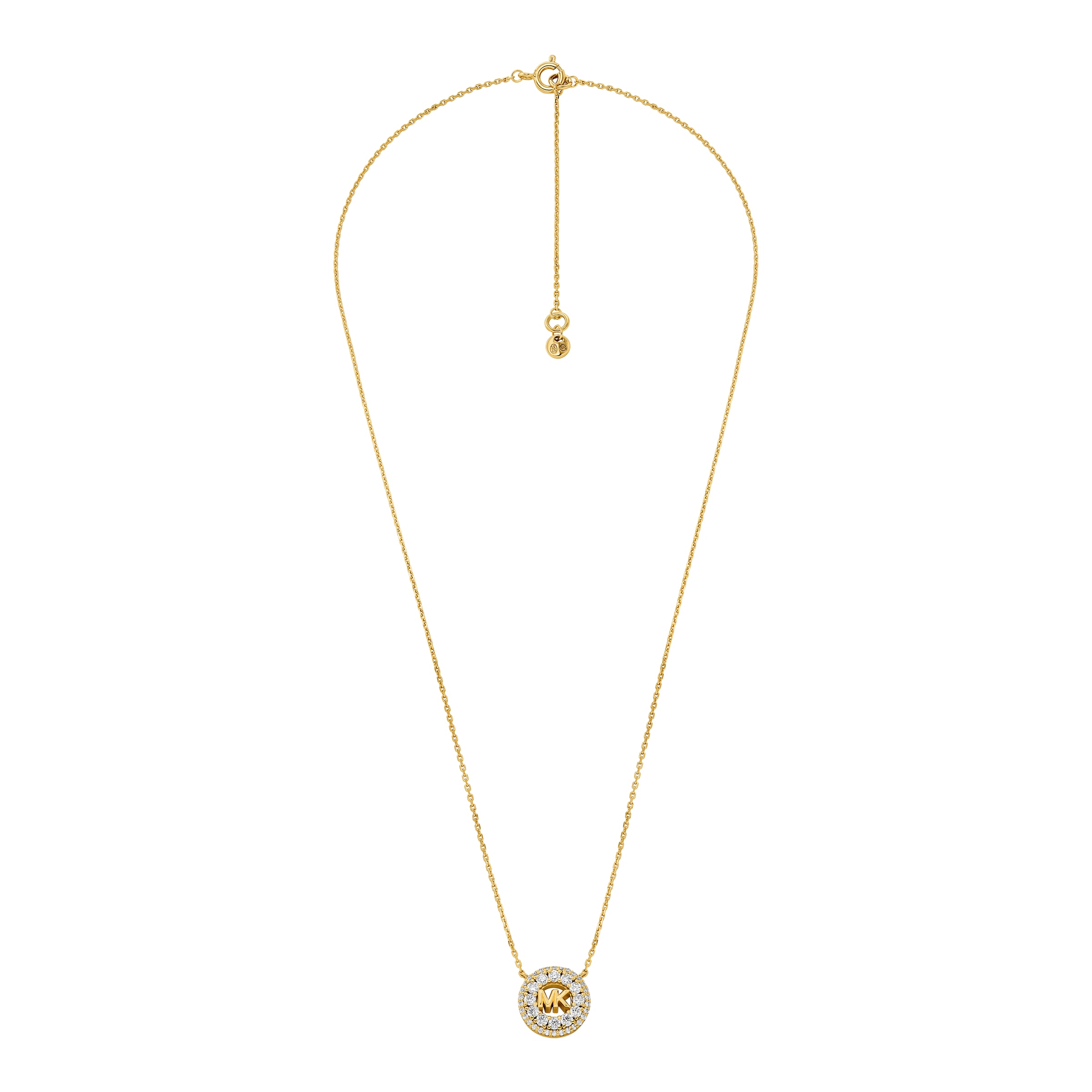 MICHAEL KORS Kette mit Anhänger »Schmuck Geschenk Silber 925 Halsschmuck PREMIUM«, mit Zirkonia (synth.)