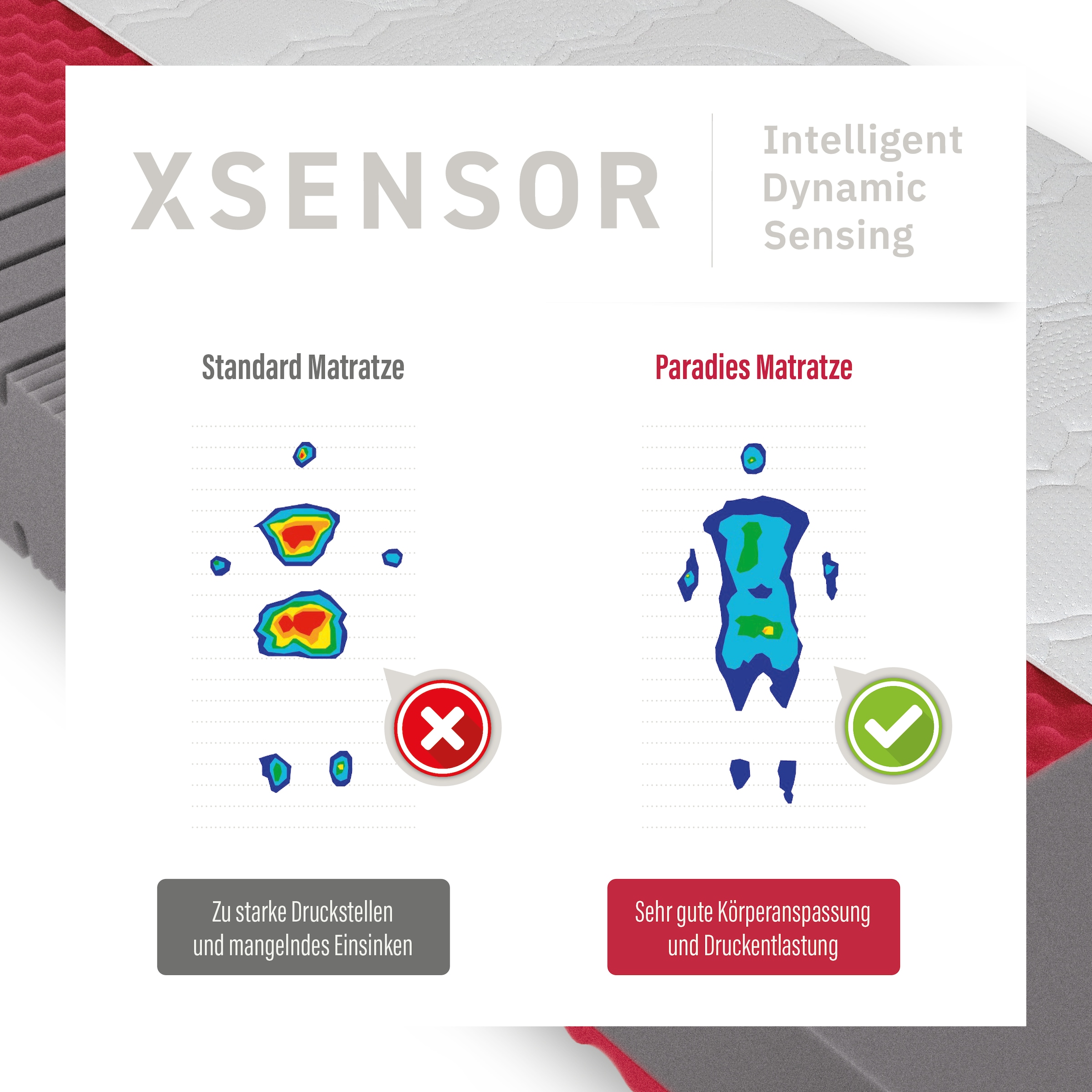 Paradies Kaltschaummatratze »Neuheit: Paradies Prolife Supreme, Testsieger Stiftung Warentest« 22 cm hoch Raumgewicht: 35 kg/m³ 1 Stk. tlg. Note GUT (2,2), getestet in 90x200 cm, Härtegrad 3
