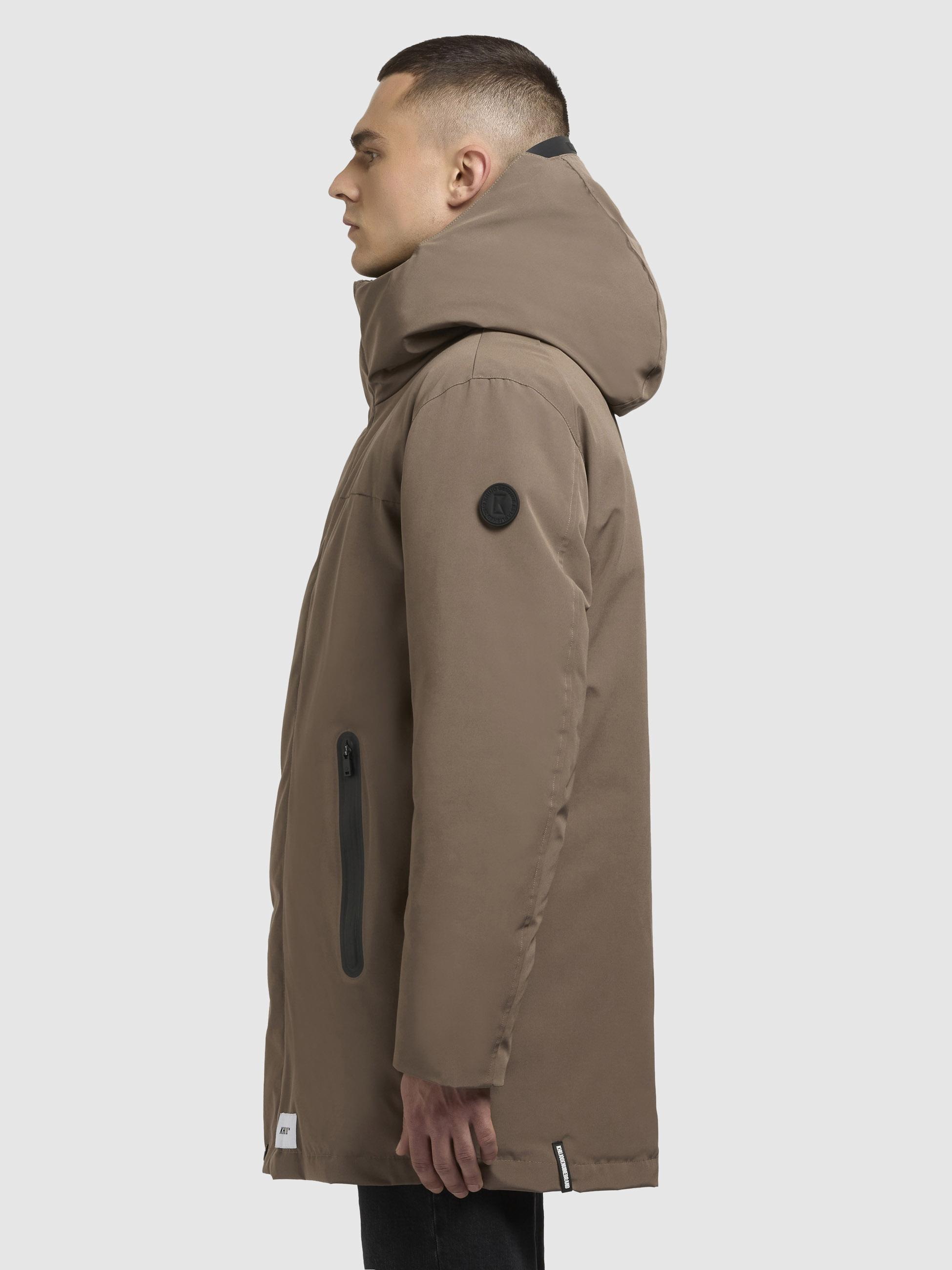 khujo Kurzmantel »Kann-YM«, Kurzer Herren Wintermantel mit Kapuze
