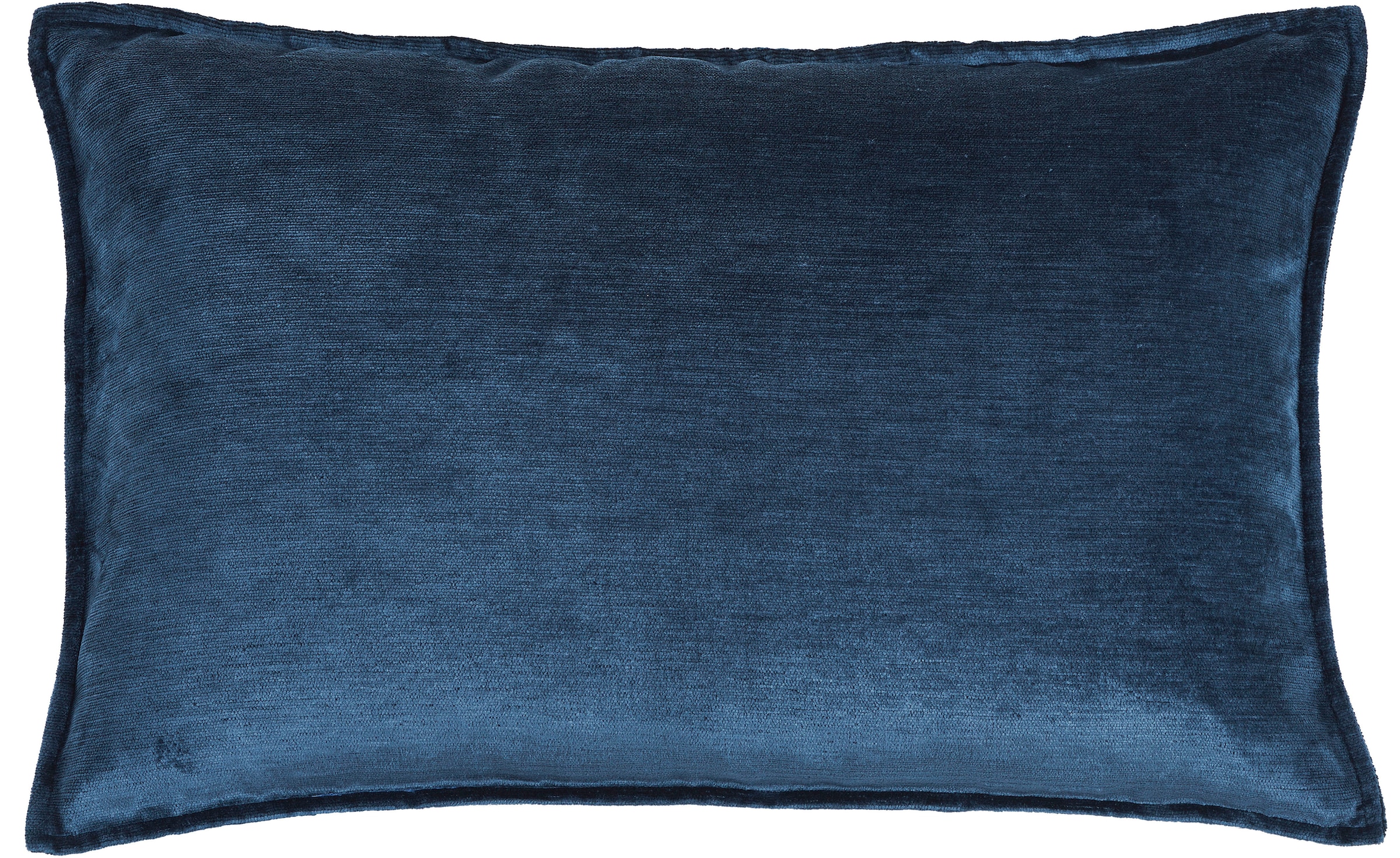 Kissenbezug DONE., B:40cm H:1cm L:60cm, blau, Polyester, Polyester, Kissenbezüge, "Fame", Hohe Lichtreflektion