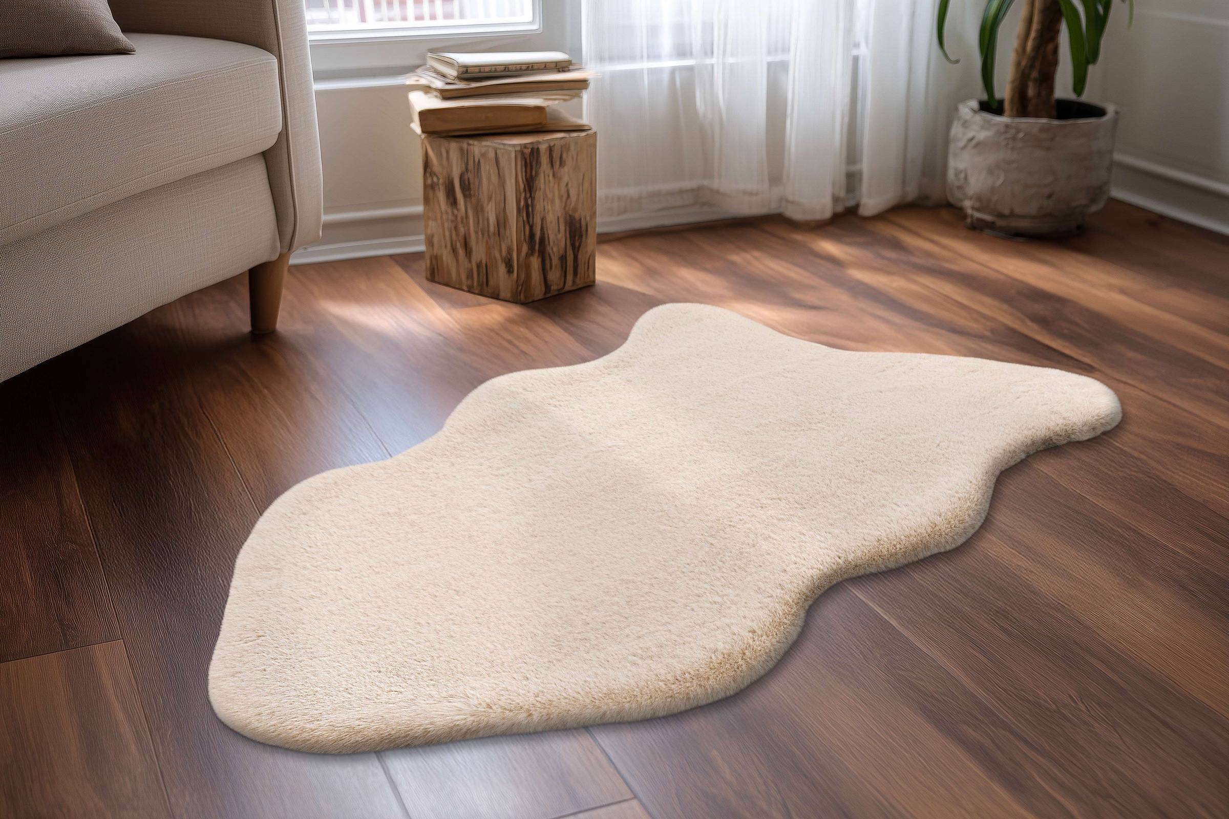 Kayoom Teppich »Cosy Sheepskin 525« rechteckig 25 mm Höhe Hochflor