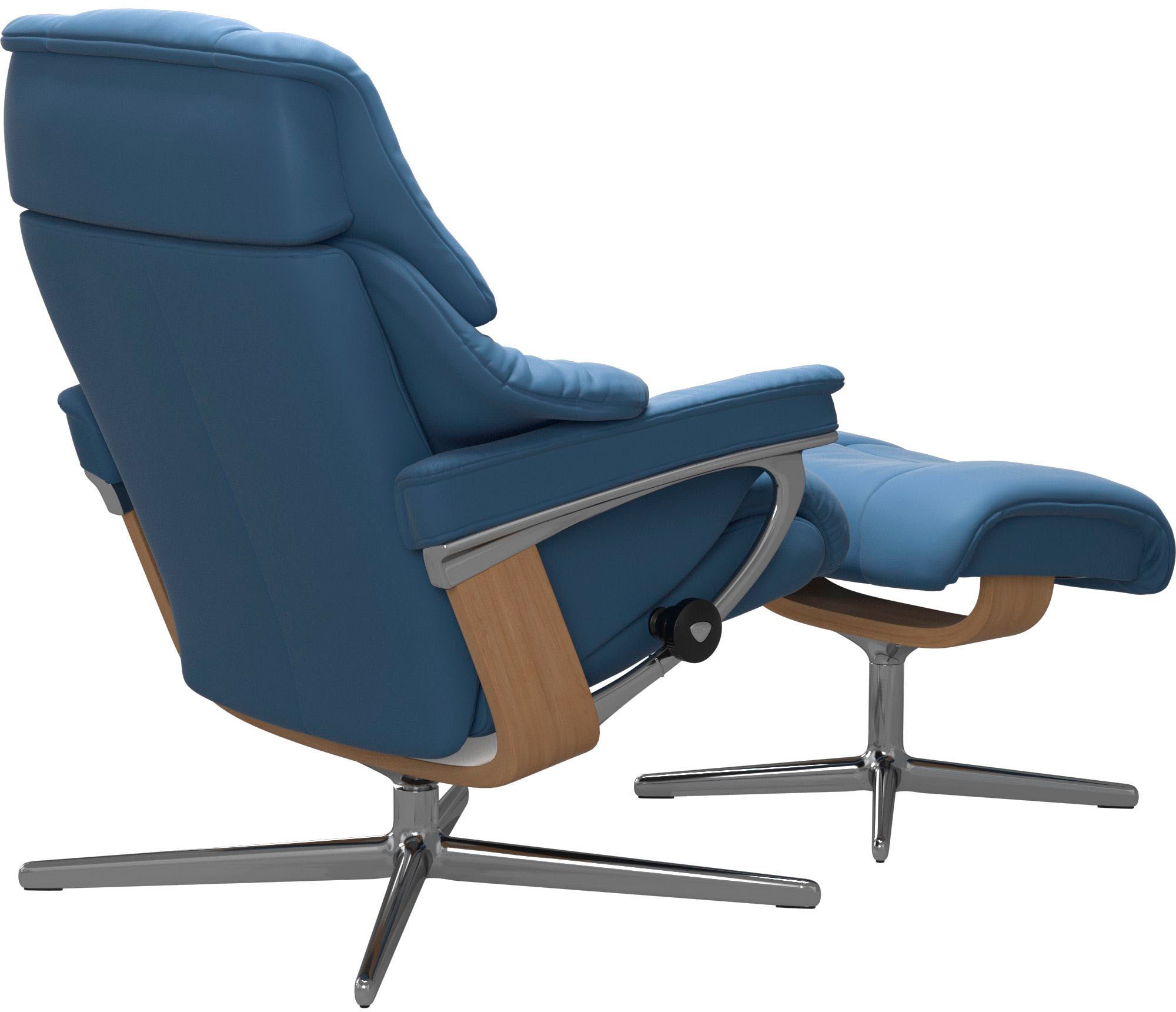 Stressless® Fußhocker »Reno«, mit Cross Base, Größe S, M & L, Holzakzent Eiche