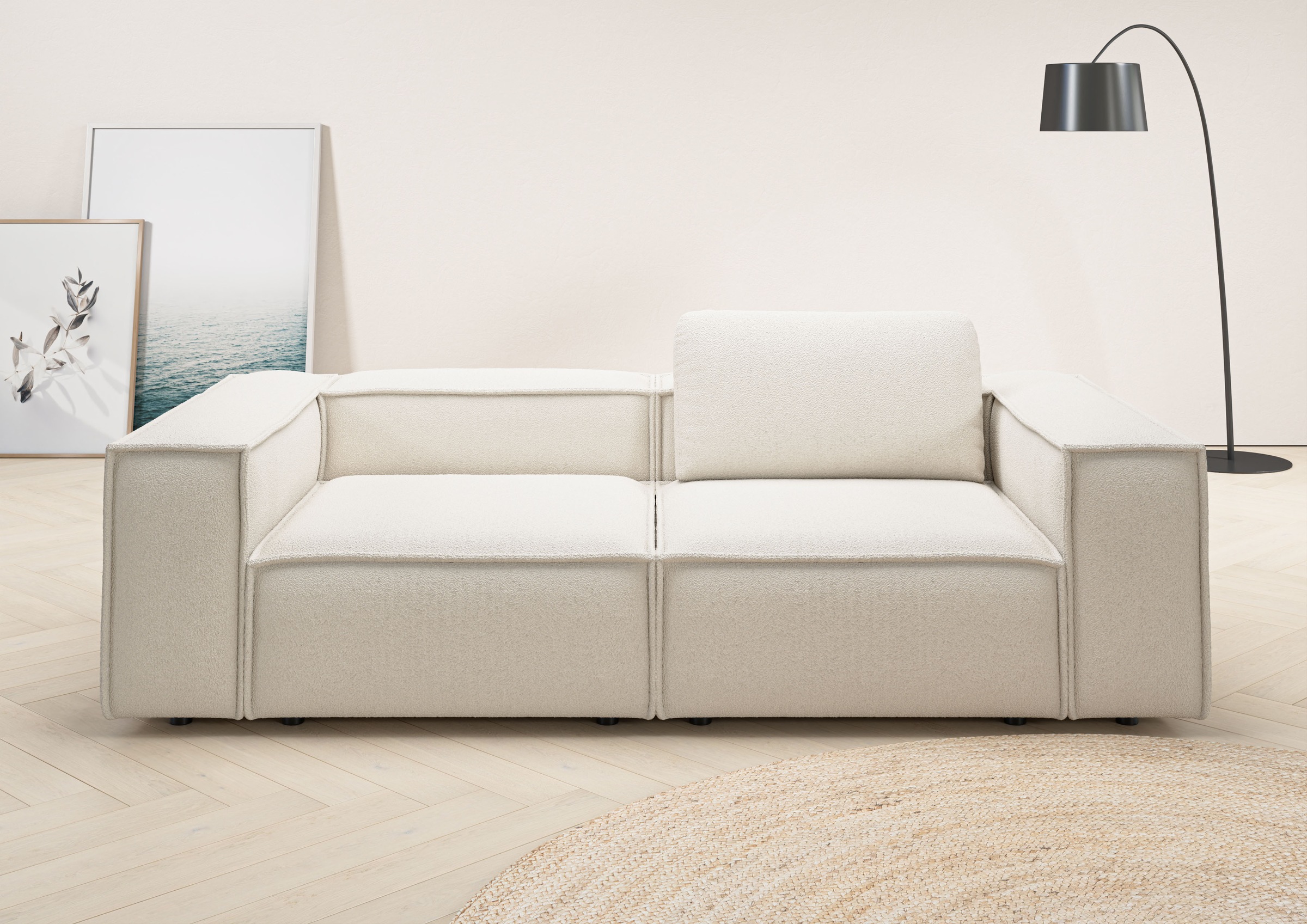 Places of Style 2-Sitzer "Watertown, modernes Sofa 246 cm breit, auch in Fe günstig online kaufen