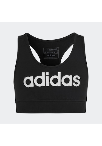 Sport-BH »ESSENTIALS LINEAR LOGO COTTON BUSTIER«, (1 tlg.)