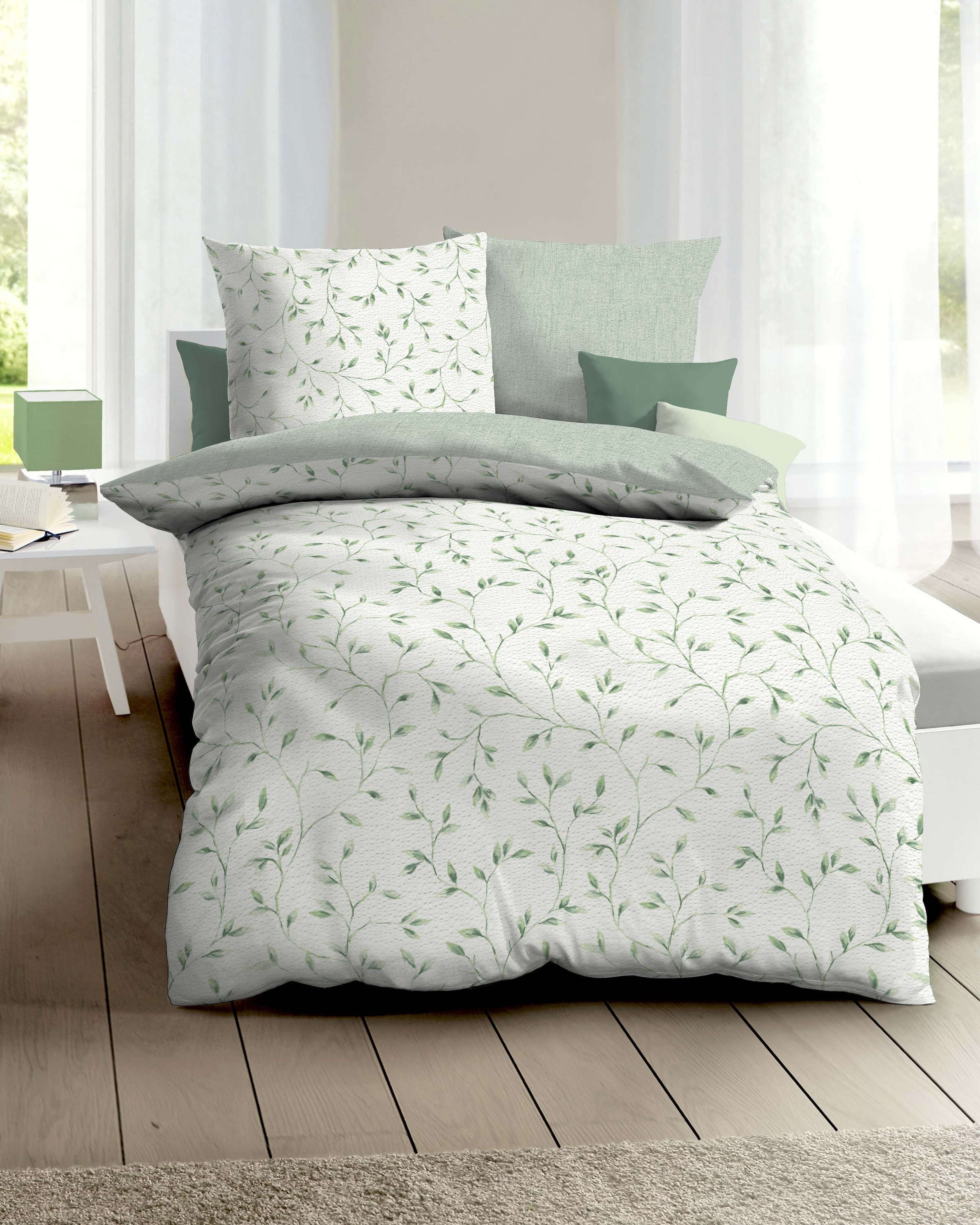 Kaeppel Wendebettwäsche "Leaf" 2 Stk. tlg. günstig online kaufen