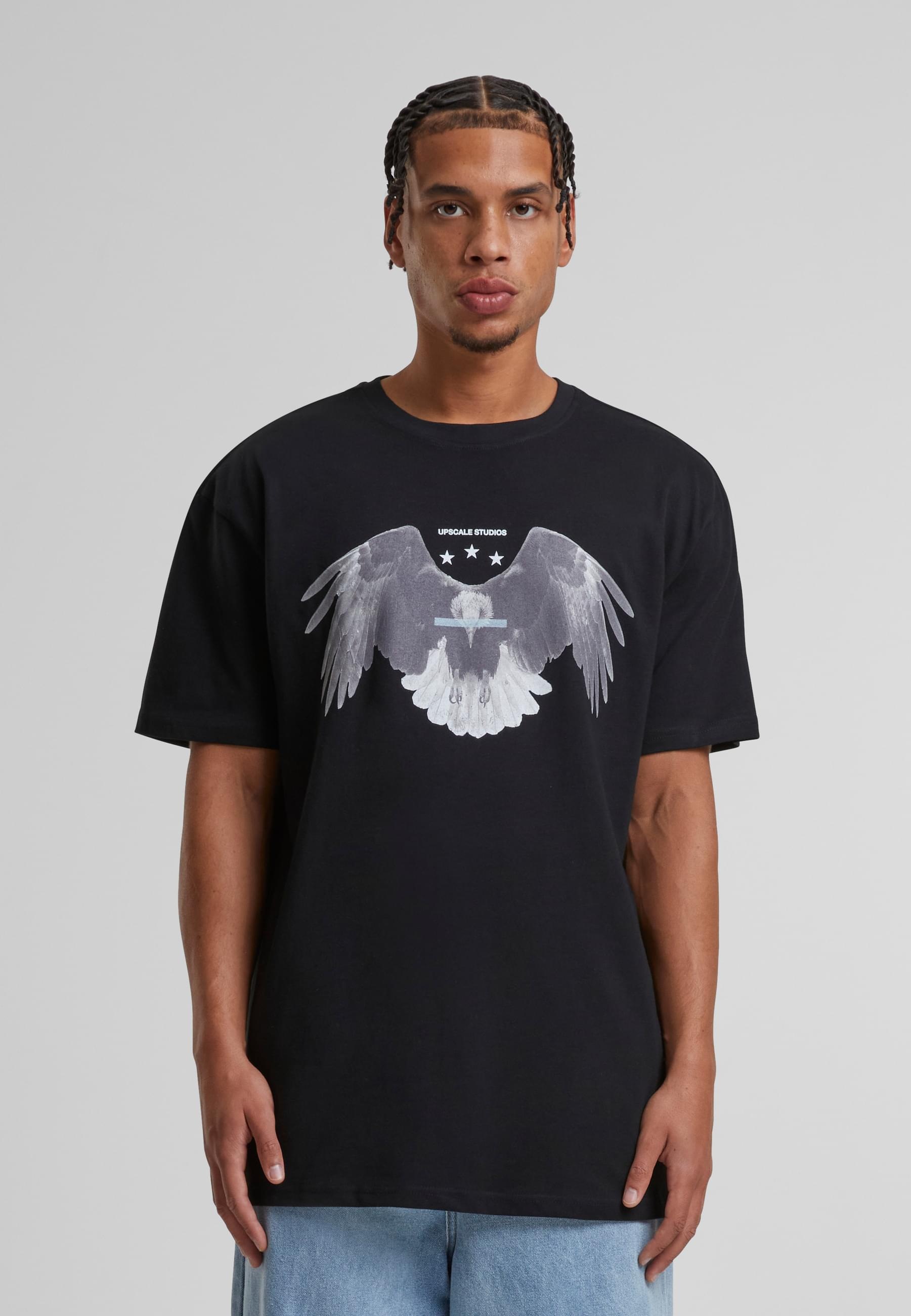 Upscale by Mister Tee T-Shirt »Upscale by Mister Tee Sick Eagle Heavy Oversize Tee«, (1 tlg.)