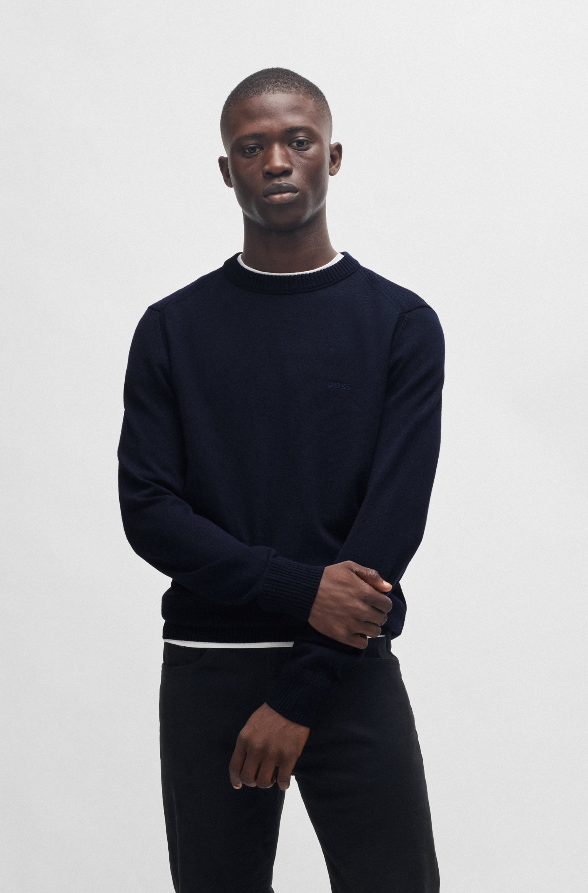 BOSS ORANGE Strickpullover "Avac", mit Schurwolle günstig online kaufen