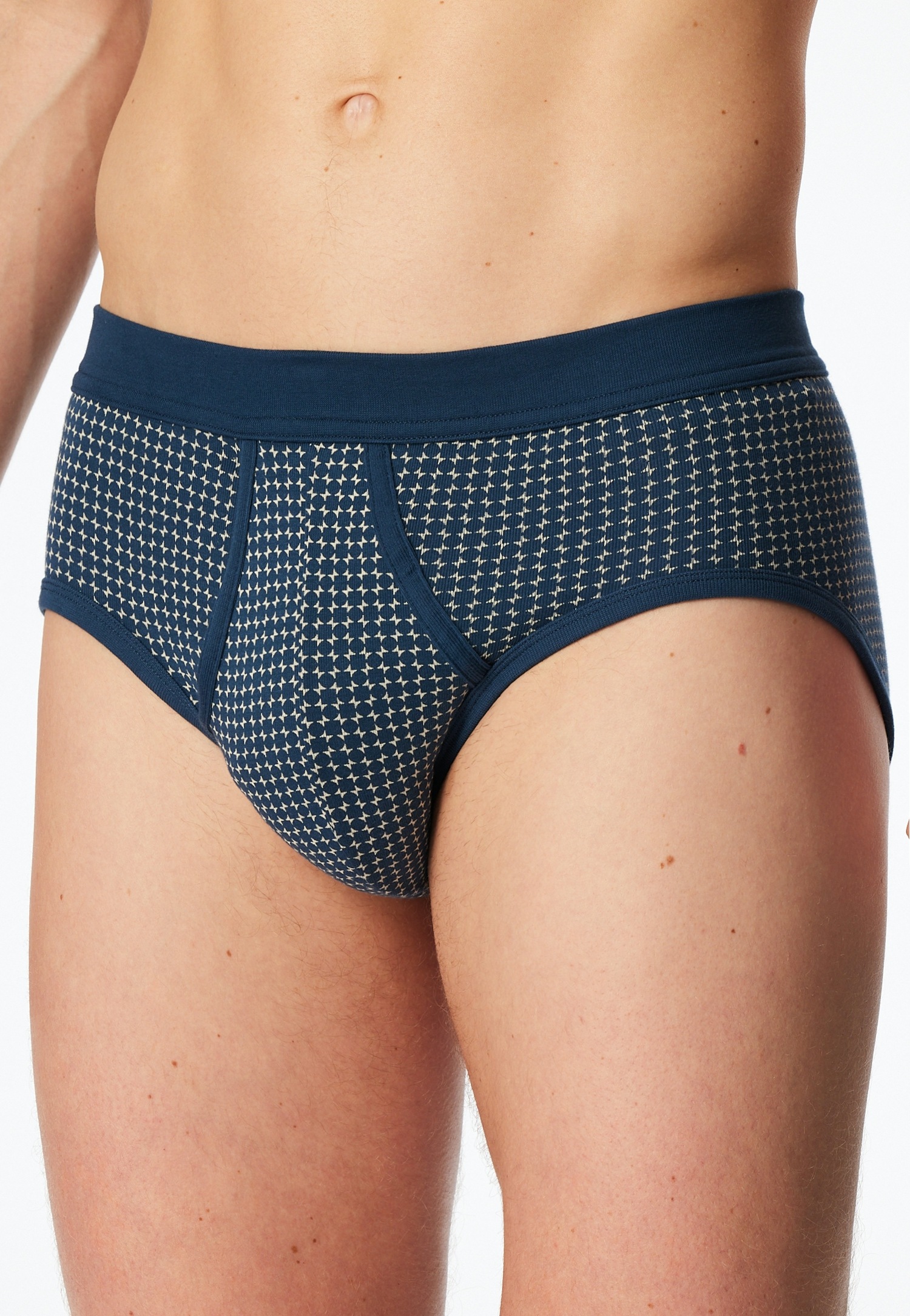 Schiesser Slip »Original Classics« 2er-Pack,  mit kontrastfarbenem Karomuster