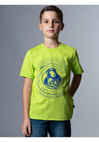 T-Shirt »TRIGEMA T-Shirt mit großem Printmotiv "TRIGEMA 1919"«, (1 tlg.)