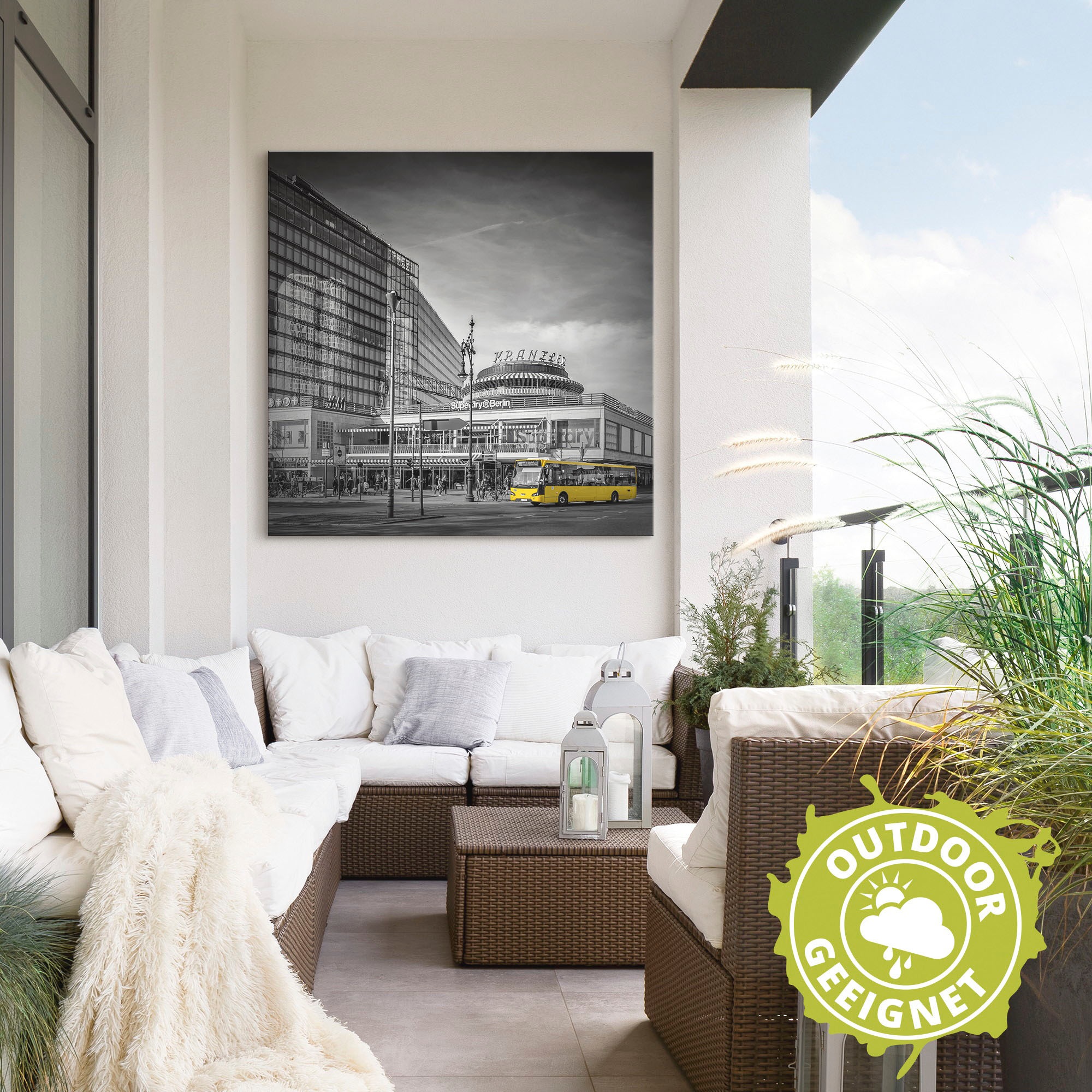 Artland Wandbild »Berlin City-West«, Deutschland, (1 St.), als Alubild, Outdoorbild, Leinwandbild in verschied. Größen