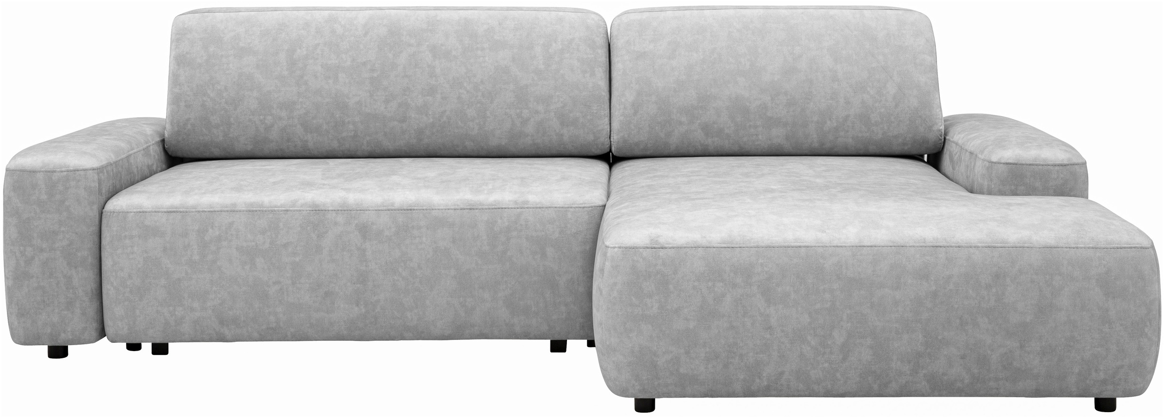 INOSIGN Ecksofa »TORGE (264cm), Schlafsofa in Cord, Samtvelours o Struktur fein, L-Form«, Schlaffunktion, Bettkasten, Liegefläche: 125/210 cm