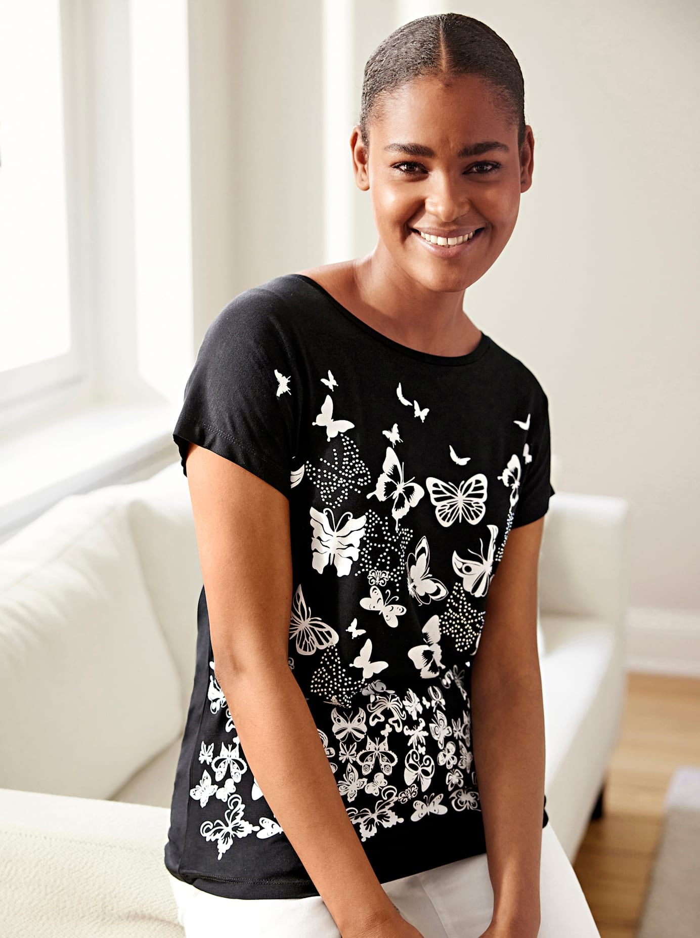 Inspirationen Kurzarmshirt "Shirt" 1 tlg. günstig online kaufen