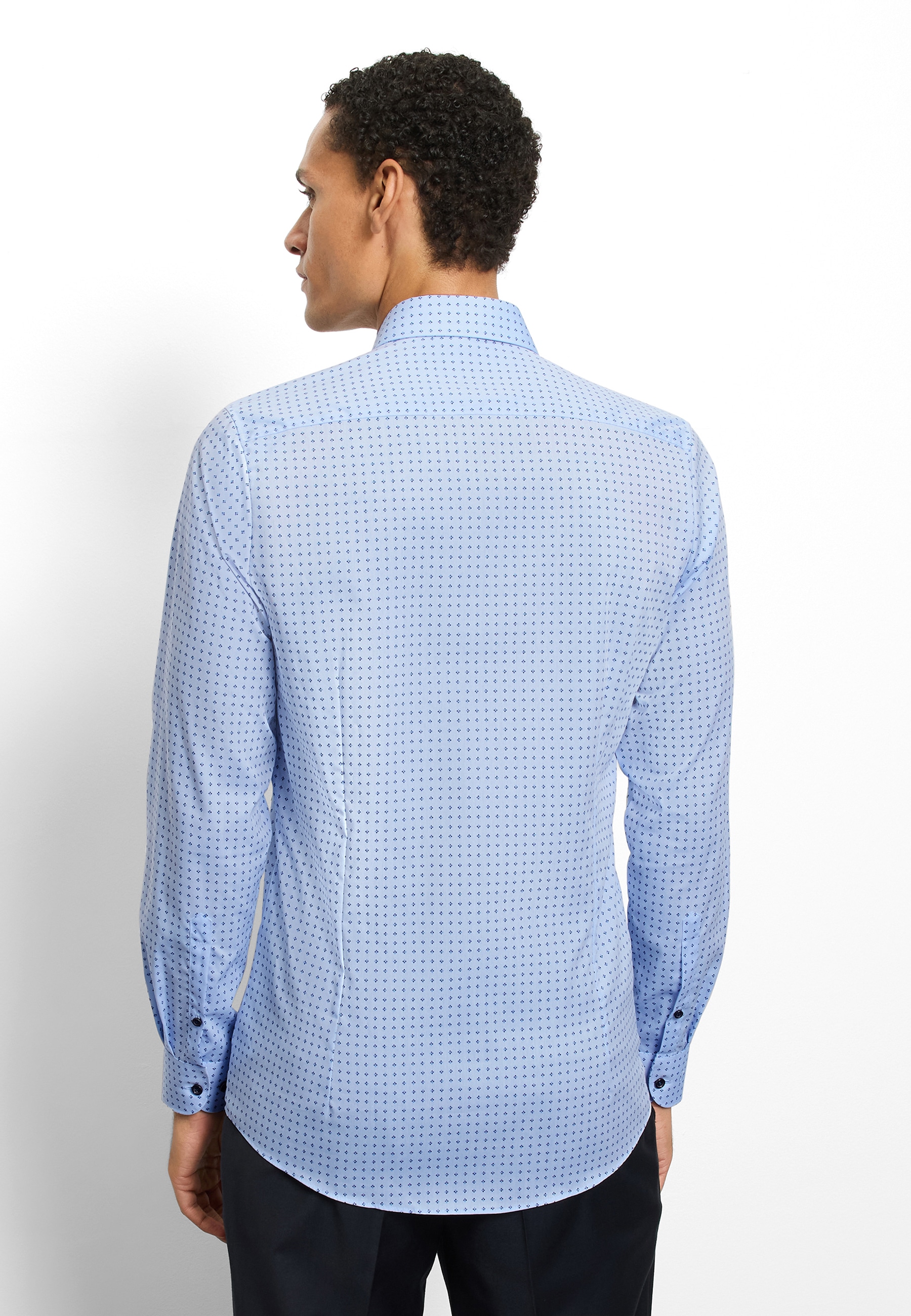 OLYMP Langarmhemd »Level Five« Businesshemd, body fit, New York Kentkragen,