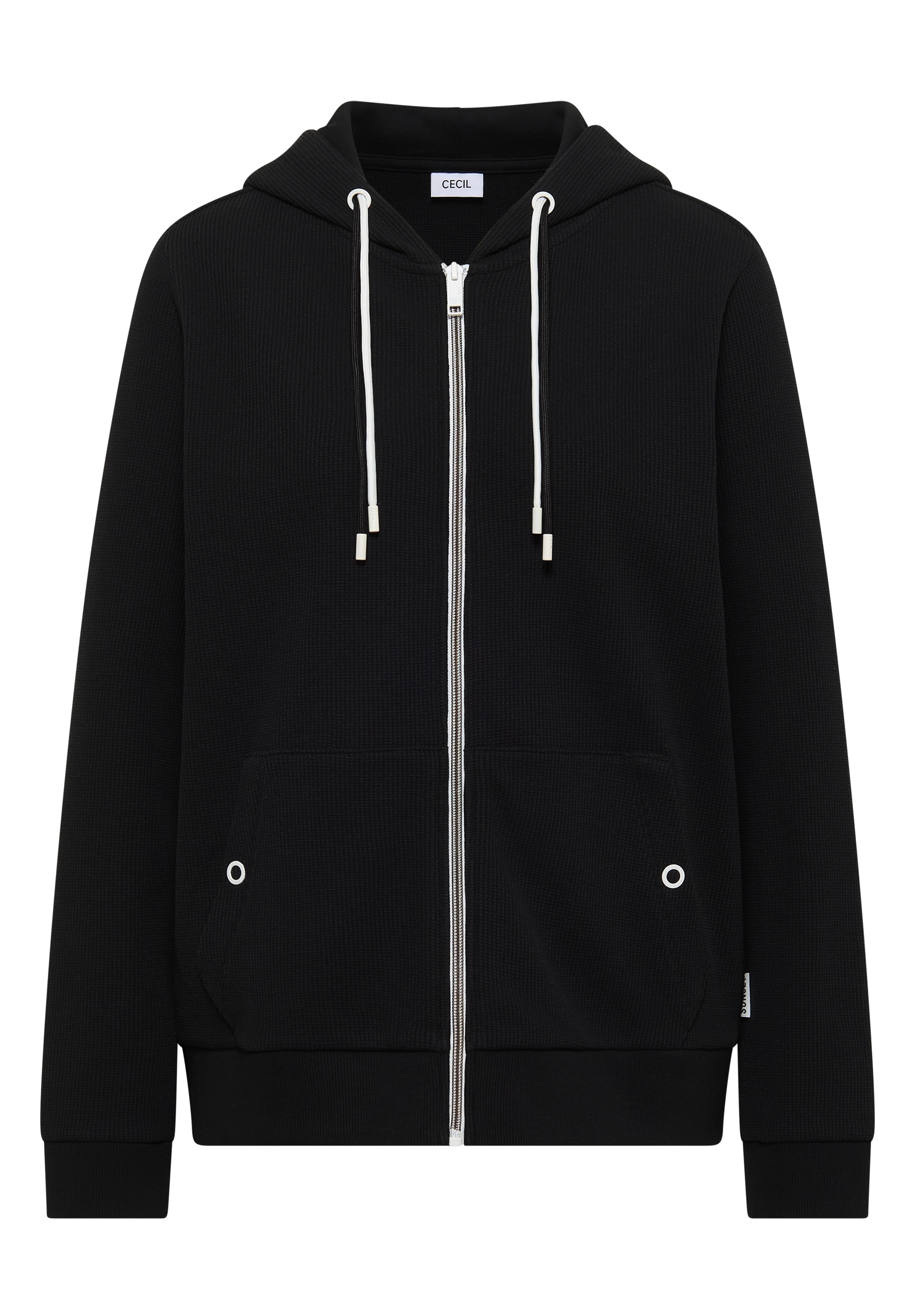 Cecil Cardigan mit Kapuze mit Tunnelzugband