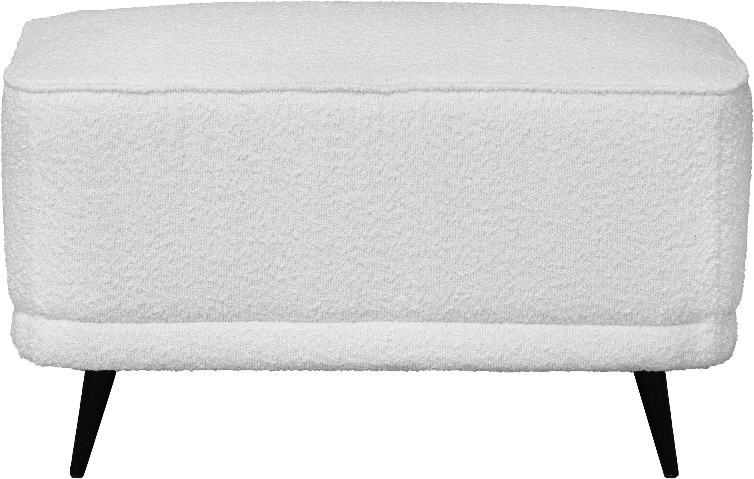 Home affaire Polsterhocker "Ashly" in 3 Bezugsvarianten, Bouclé, Samtoptik günstig online kaufen