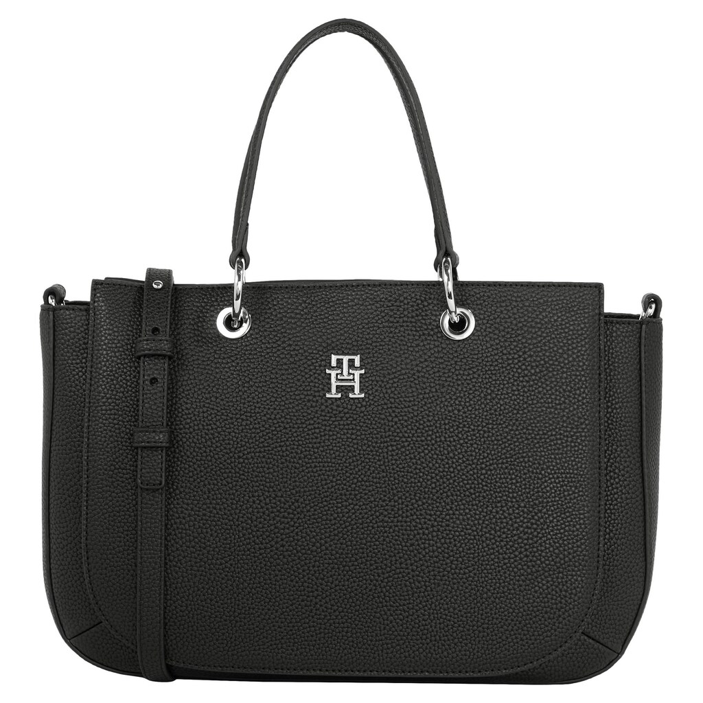 Tommy Hilfiger Henkeltasche »TH EMBLEM SATCHEL«, in zeitlosem Design