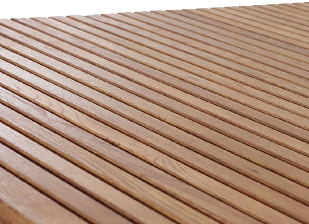 Siena Garden Gartentisch »»Bozen« BxTxH:100x220x76 cm«, Aluminium mit Robinienholz aus 100% FSC Holz