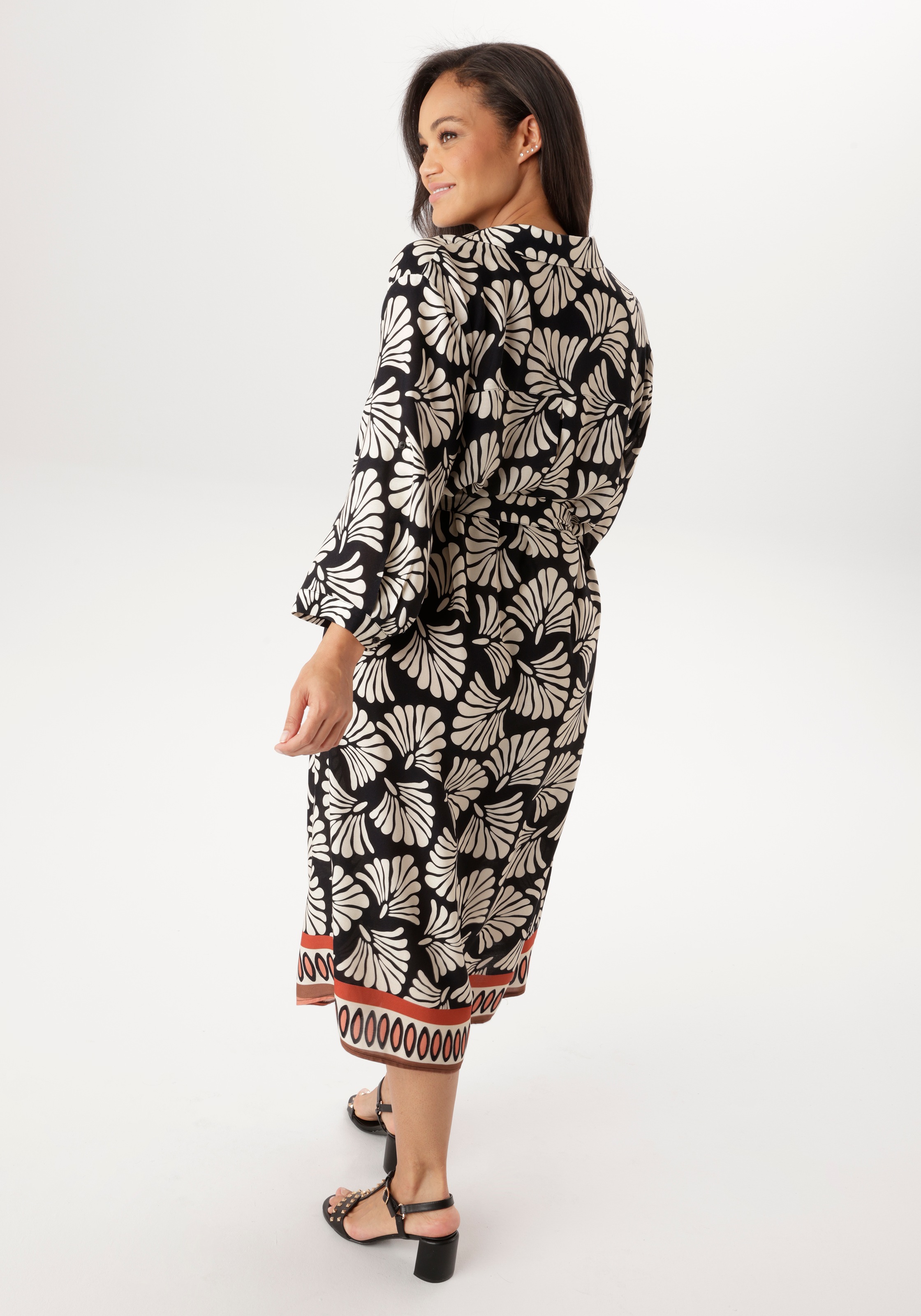 Thumbnail - Aniston PLUS Blusenkleid mit Gürtel - NEUE KOLLEKTION