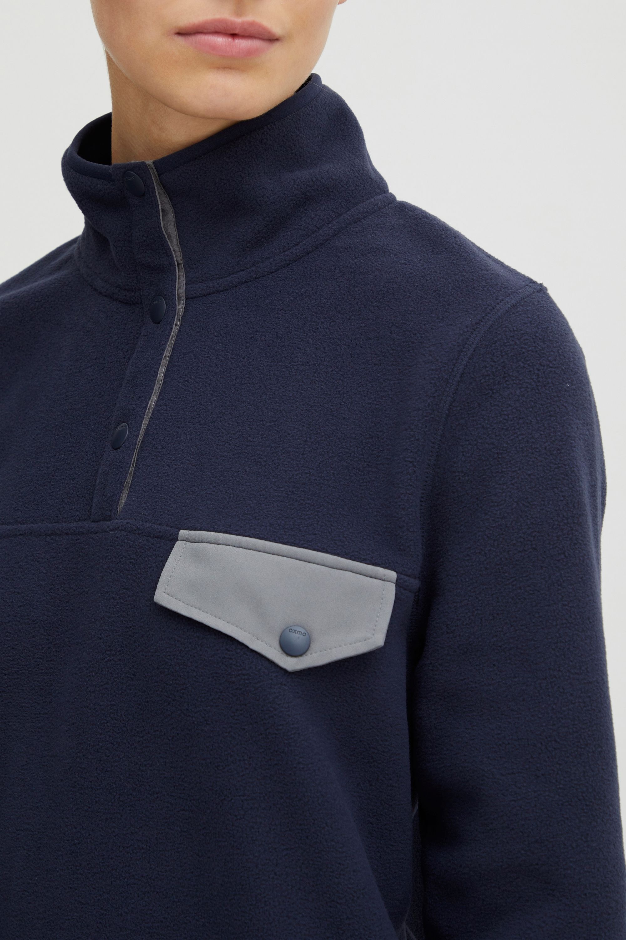 OXMO Fleecejacke »Fleecejacke OXNyfine«, ohne Kapuze