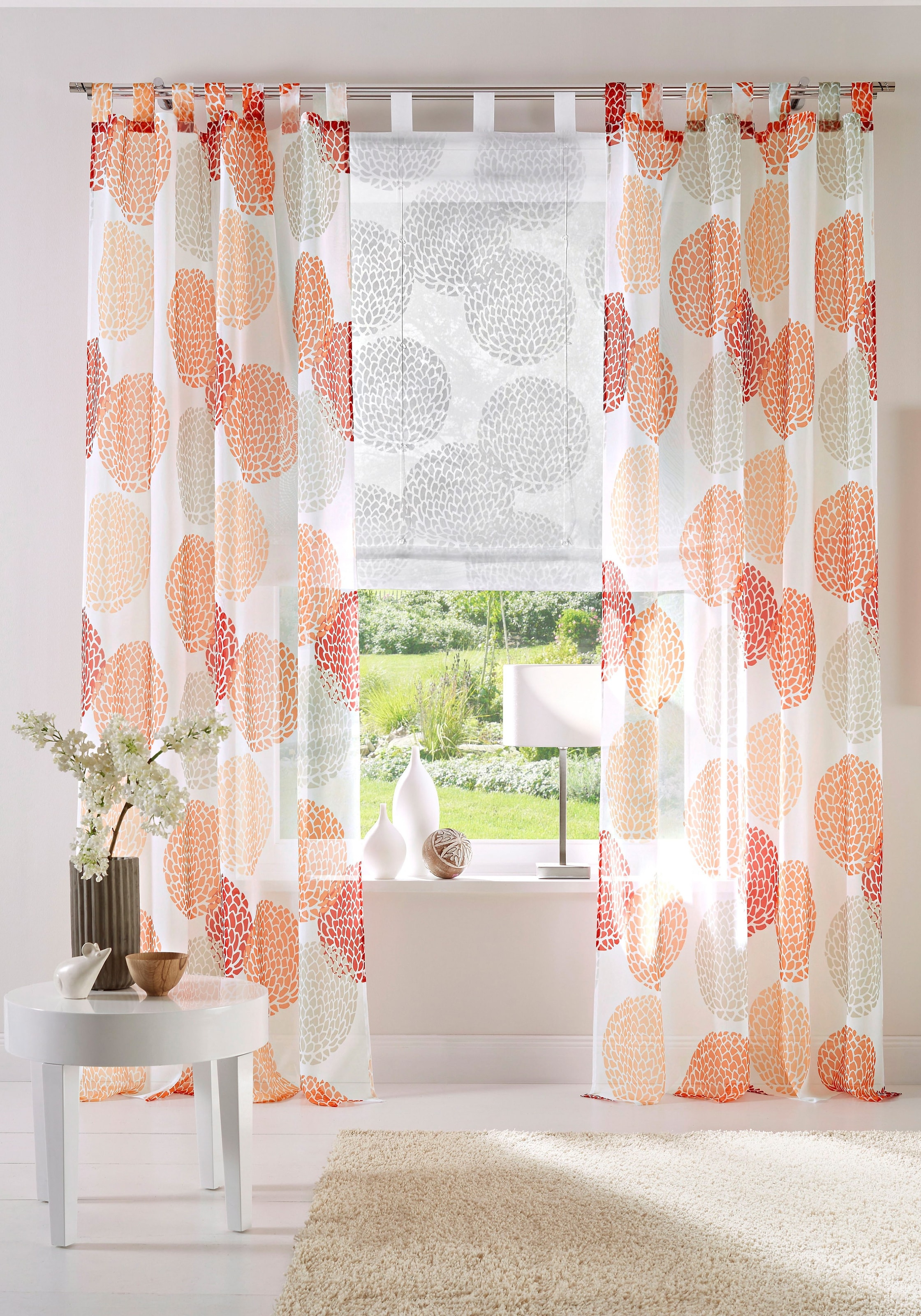 Polyester home Voile, | Schlaufen, BAUR Raffrollo mit »Belem«, my Transparent,