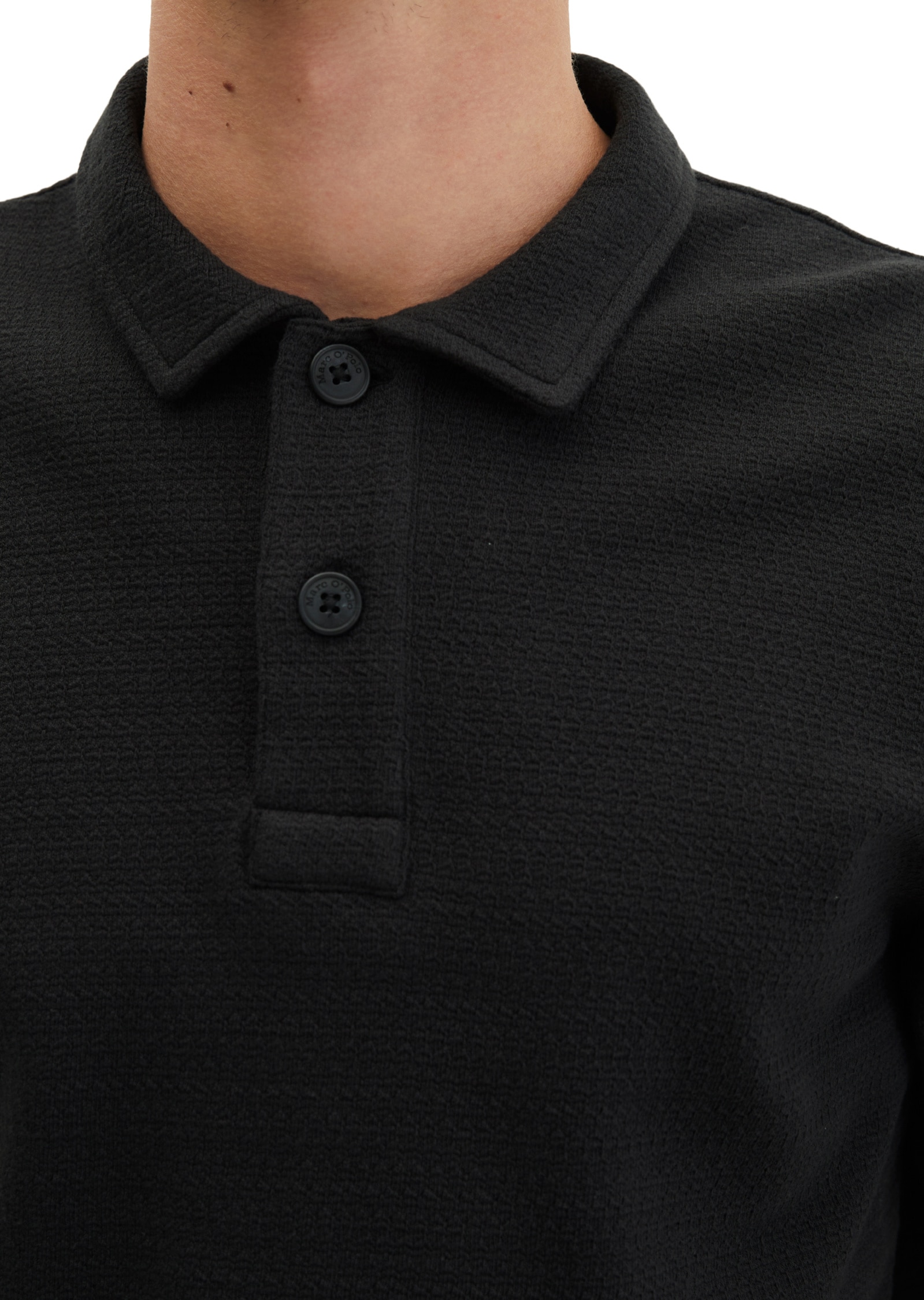 Marc O'Polo Poloshirt »mit feiner Struktur«