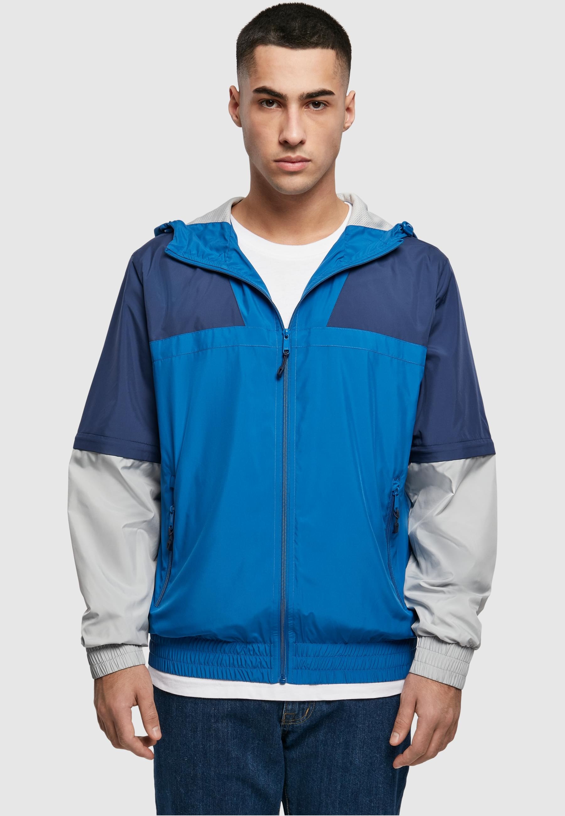 URBAN CLASSICS Allwetterjacke »Urban Classics Herren Zip Away Track Jacket«, (1 St.), mit Kapuze