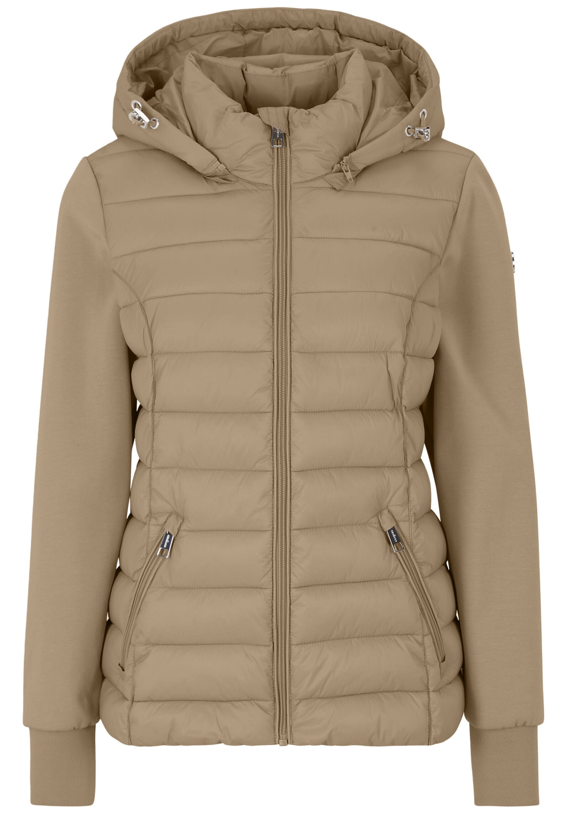 New View Steppjacke "Sophia" mit Kapuze mit weitenregulierbarer Kapuze