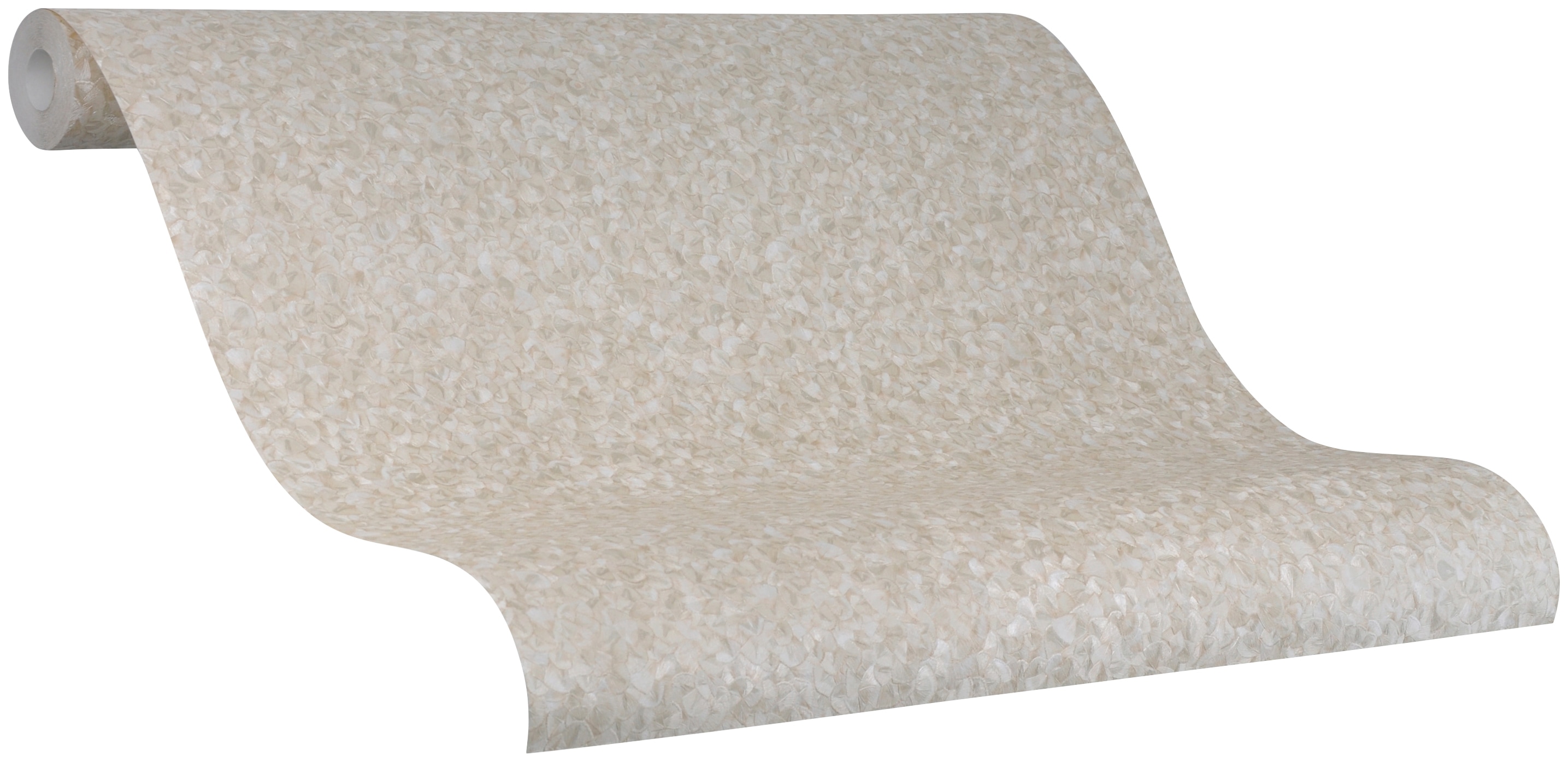 Glööckler Vliestapete Glitzermuster glänzend schimmernd Blattmotiv, moderne Tapete für Schlafzimmer Wohnzimmer Küche