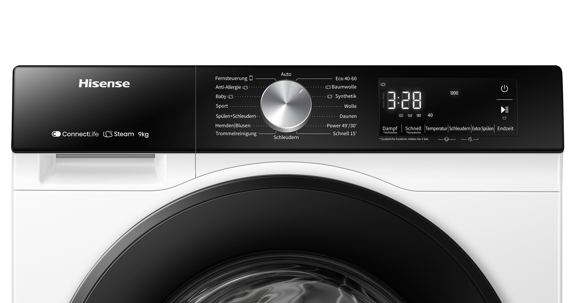 Hisense Waschmaschine »WF3S9043BW3«, 9 kg, 1400 U/min, Wifi-ConnectLife