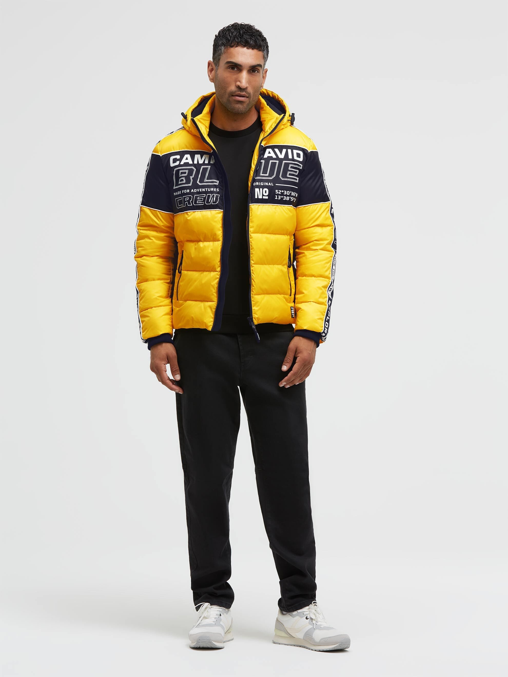 CAMP DAVID Winterjacke mit Kapuze mit abtrennbarer Kapuze