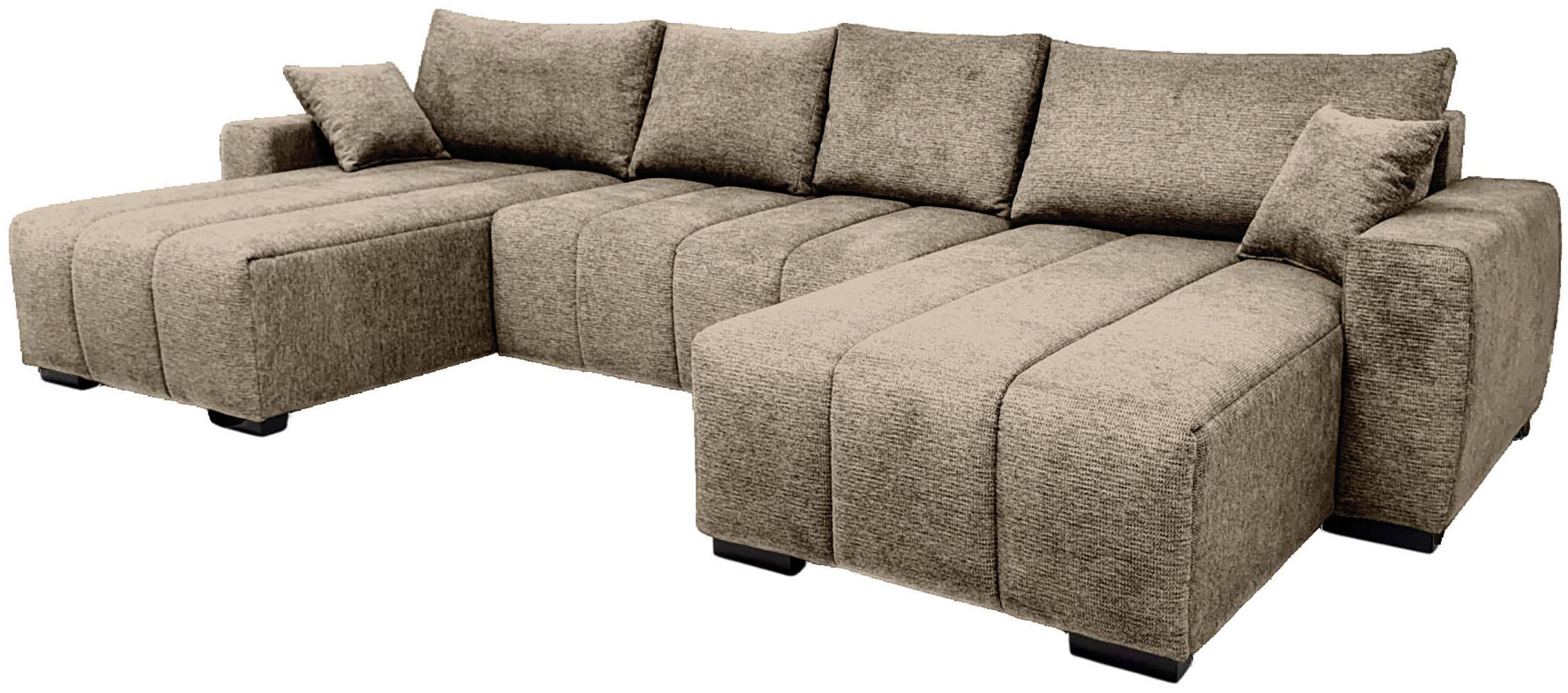 Home affaire Wohnlandschaft mit Bettfunktion, Bettkasten & 2 Zierkissen, Fe günstig online kaufen