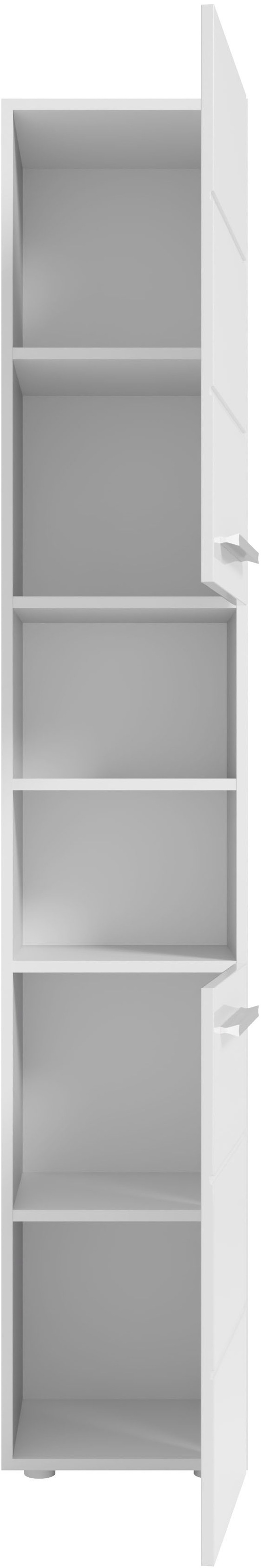 BASIC by Balculina Hochschrank »Mandi« 1 Stk. tlg. Breite 34cm, hochglanz Front