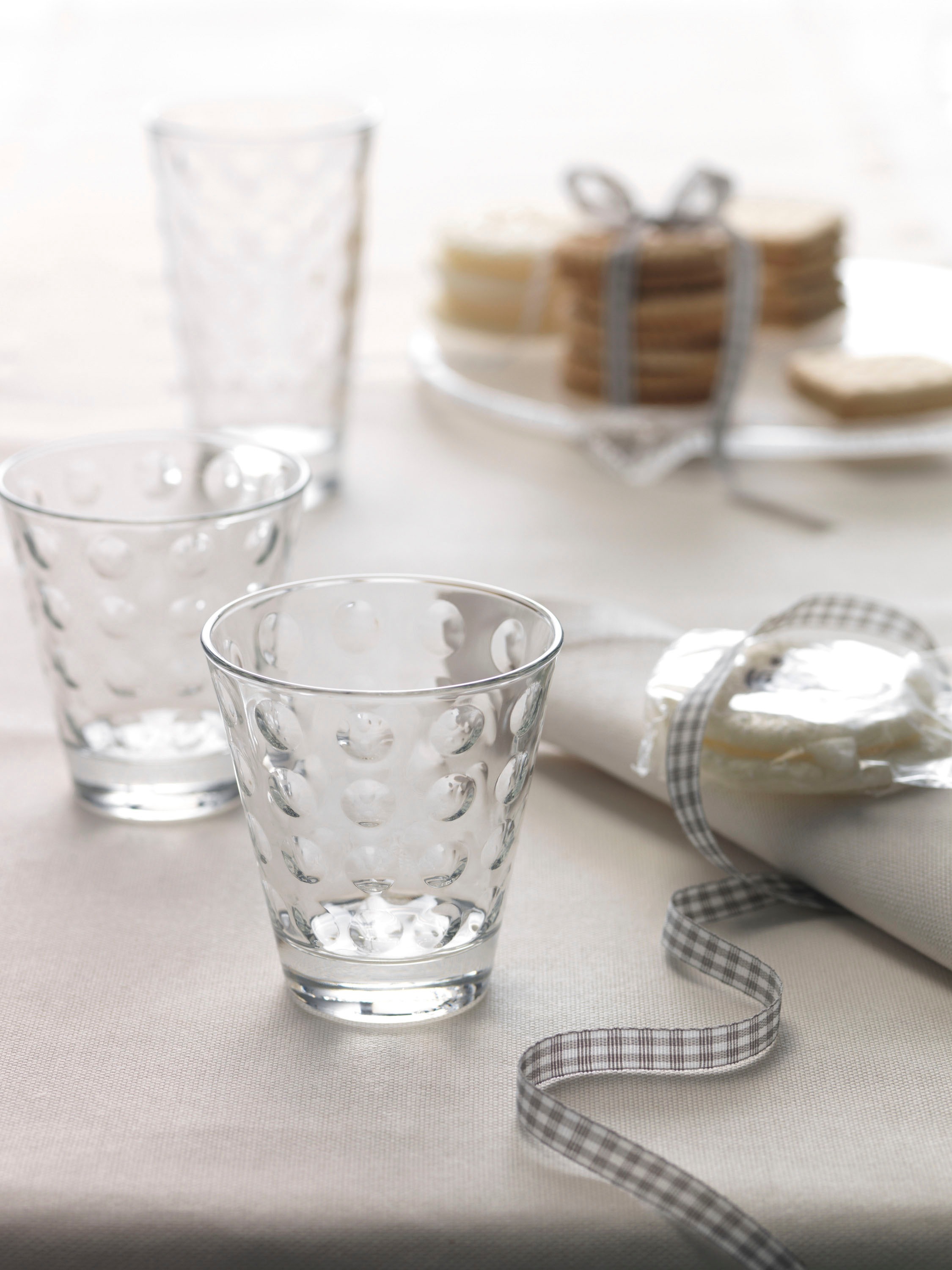 LEONARDO Gläser-Set »OPTIC«, (Set, 6 tlg.), 215 ml, 6-teilig