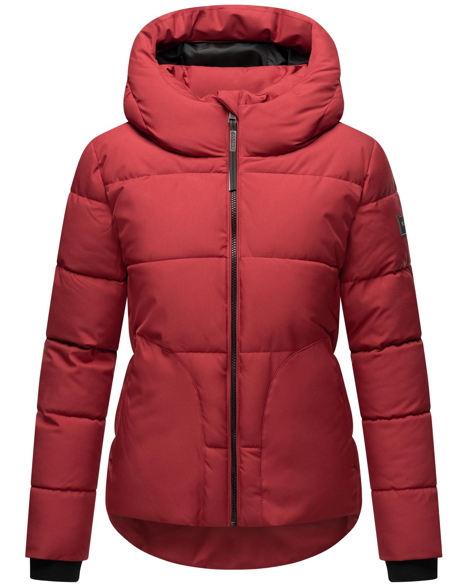 Navahoo Steppjacke »Lachperle XIV«, mit Kapuze, Kurze gesteppte Damen Winterjacke mit hohem Kragen und Kapuze
