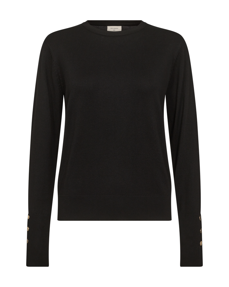 FREEQUENT Strickpullover "FQKATIE-PULLOVER" mit Zierknöpfen günstig online kaufen