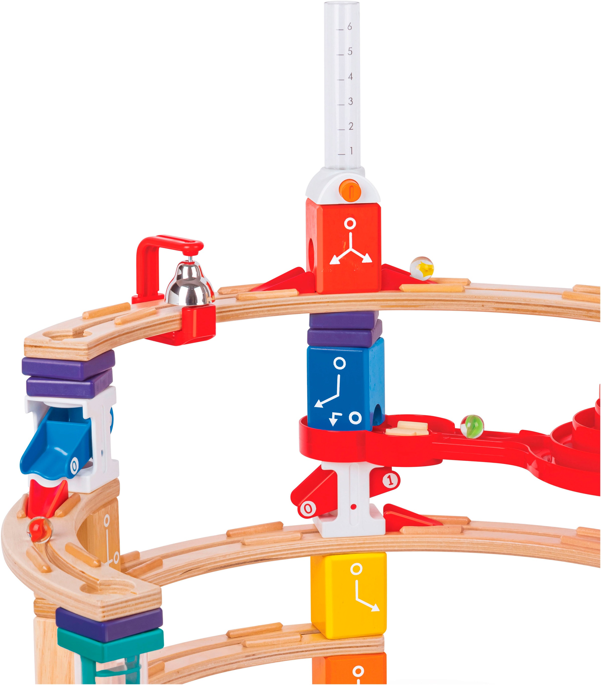 Hape Kugelbahn »Quadrilla Kodierungsset für Fortgeschrittene«, (119 tlg.)