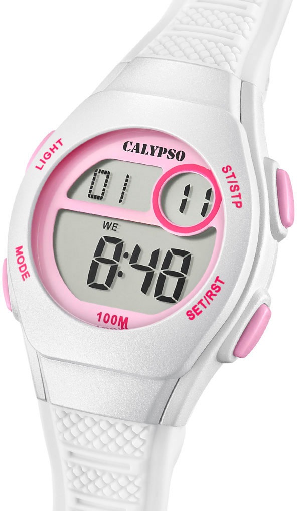 CALYPSO WATCHES Chronograph »Junior Collection«, Quarzuhr, Kinderuhr, Datum, digital, Stoppfunktion, ideal als Geschenk