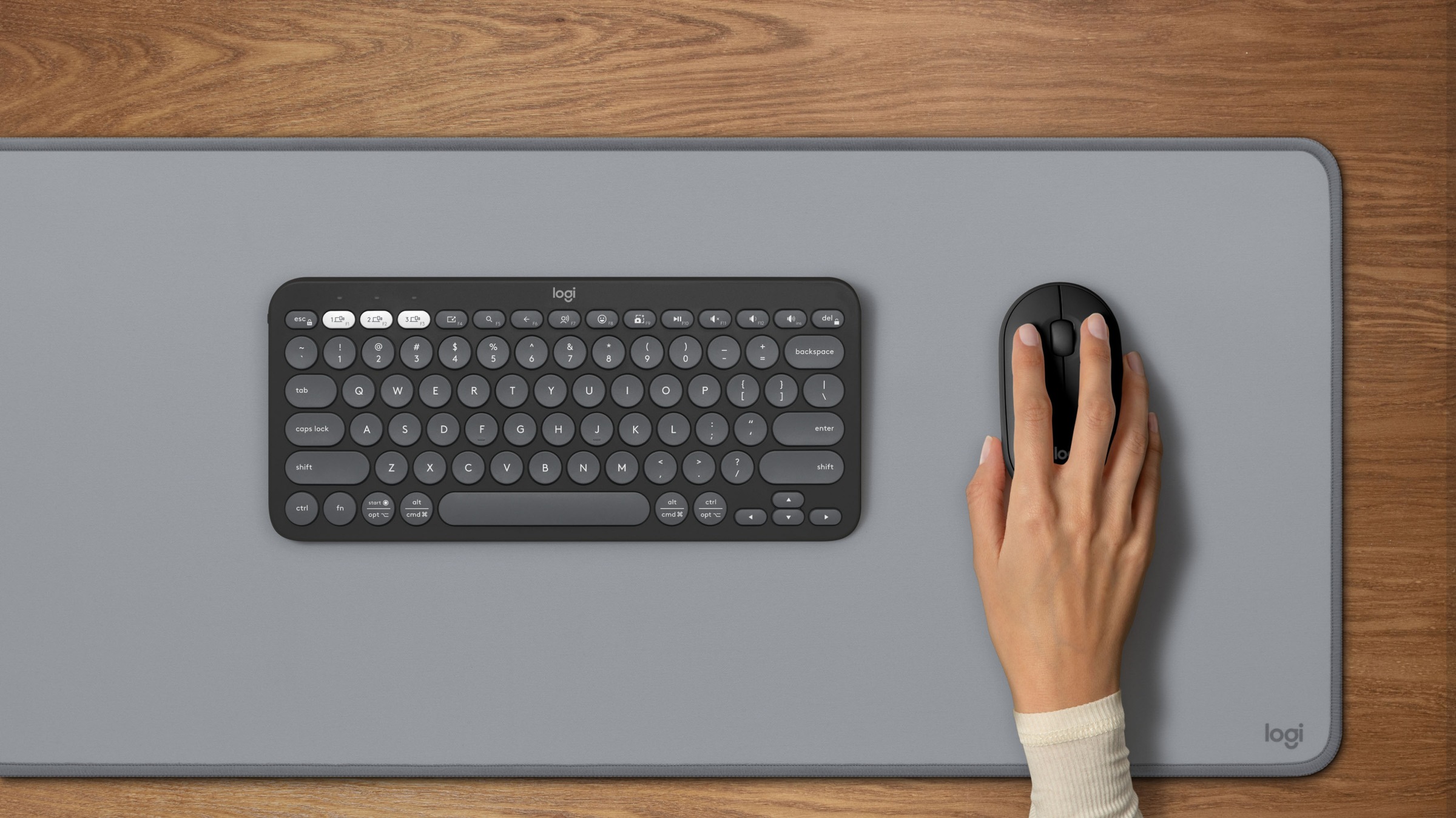 Logitech Tastatur »Pebble 2 Combo« (Fn-Tasten | Multimedia-Tasten)