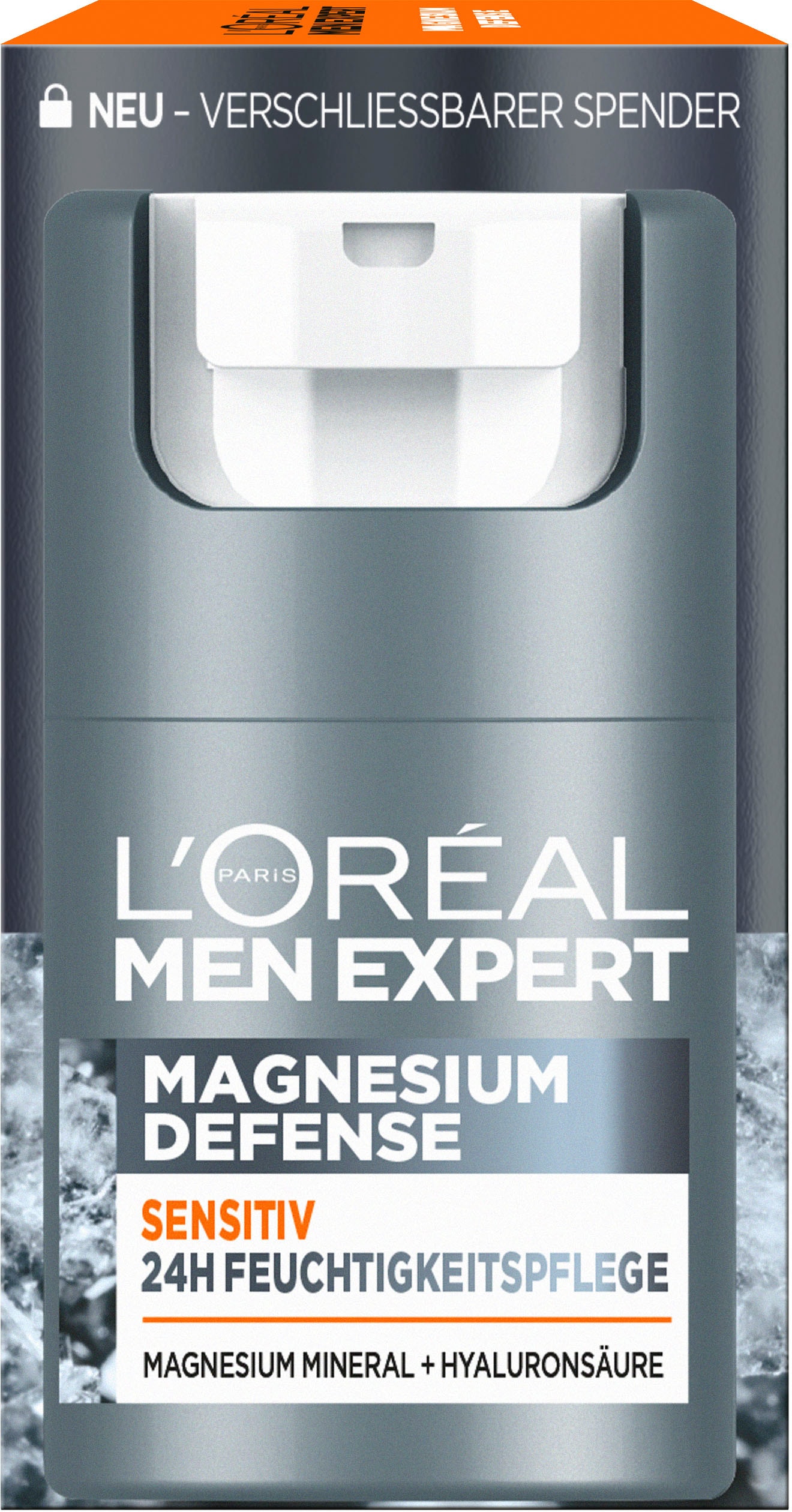 L'ORÉAL PARIS MEN EXPERT Gesichtsgel »Magnesium Defense Pflege«, mit hoher Wirksamkeit