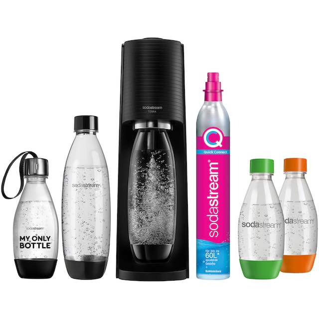 SodaStream Wassersprudler »TERRA Bundle Vorteilspack«, (Set, 7 tlg.) online  bestellen | BAUR